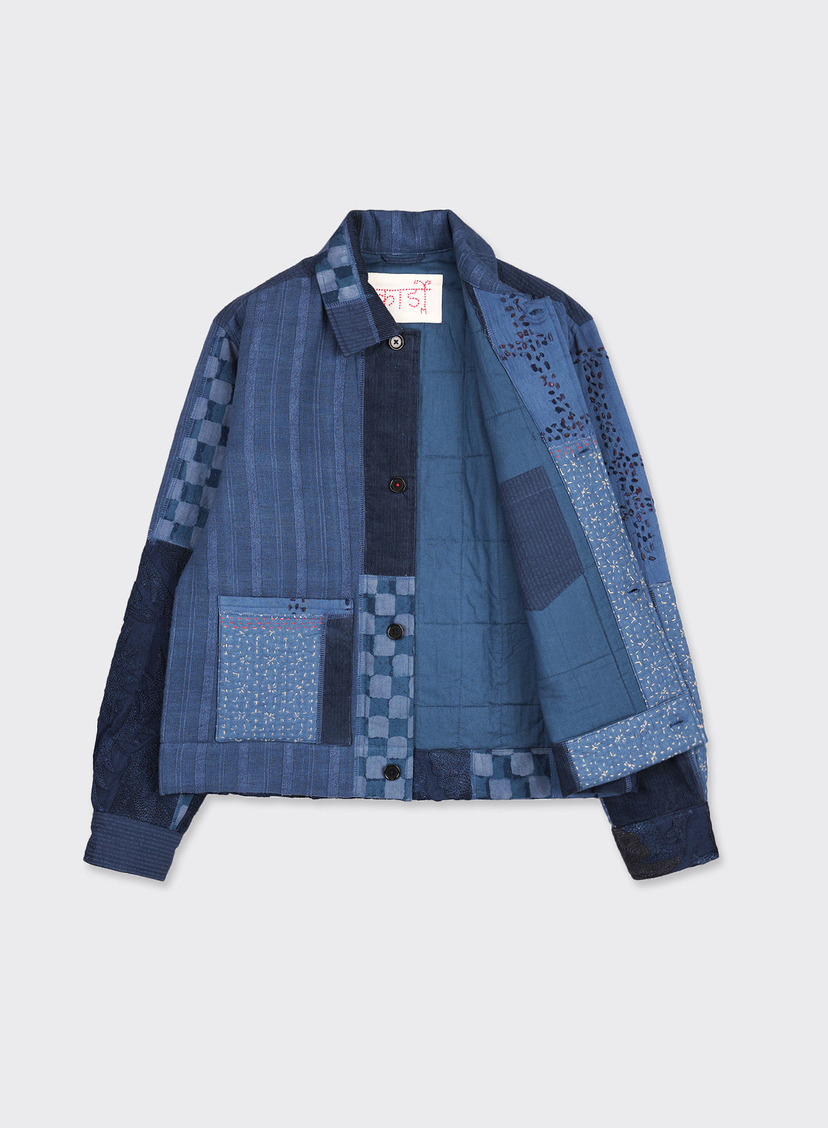 Kardo - Bodhi Jacket in Indigo Patchwork