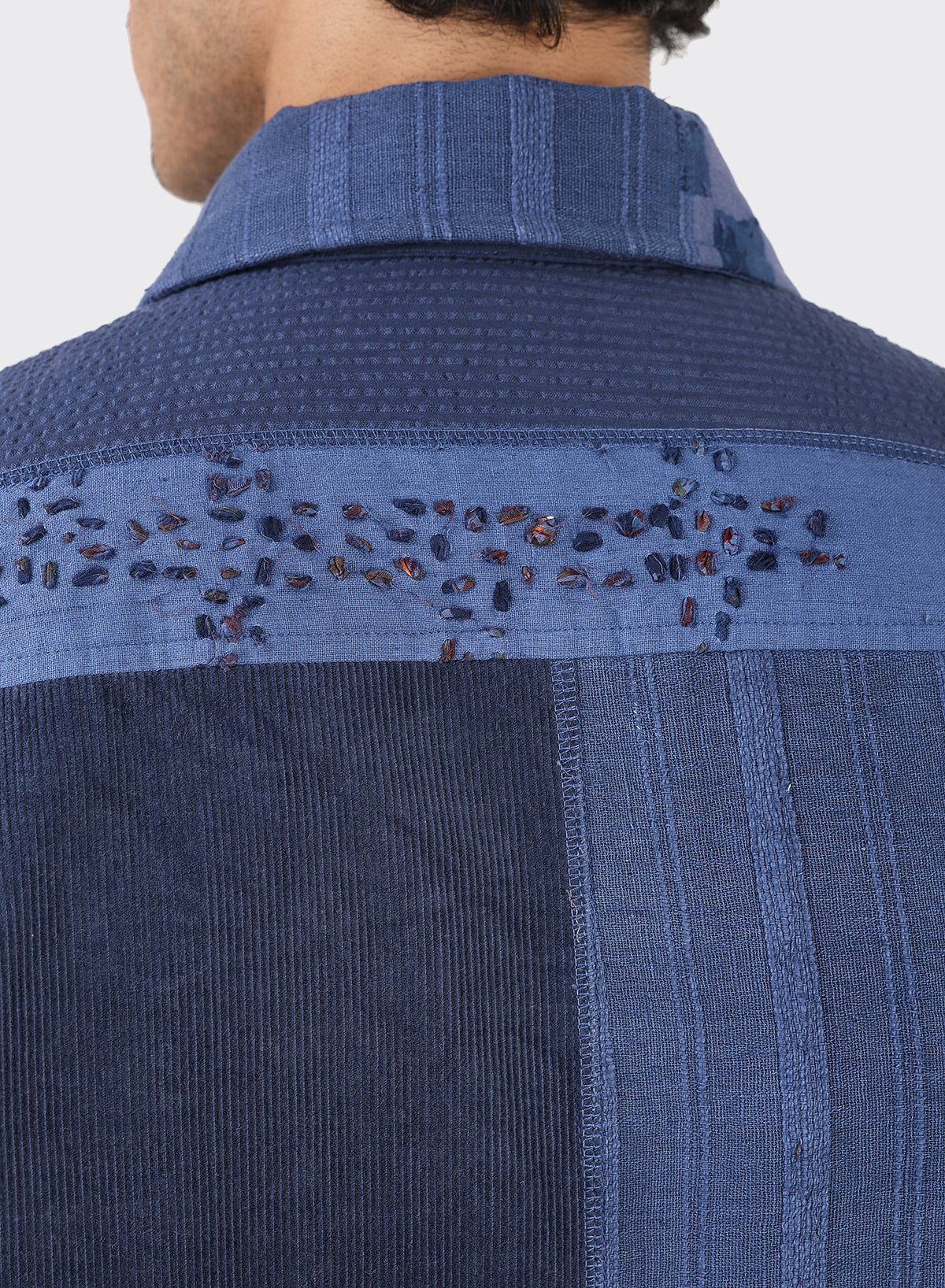 Kardo - Bodhi Jacket in Indigo Patchwork