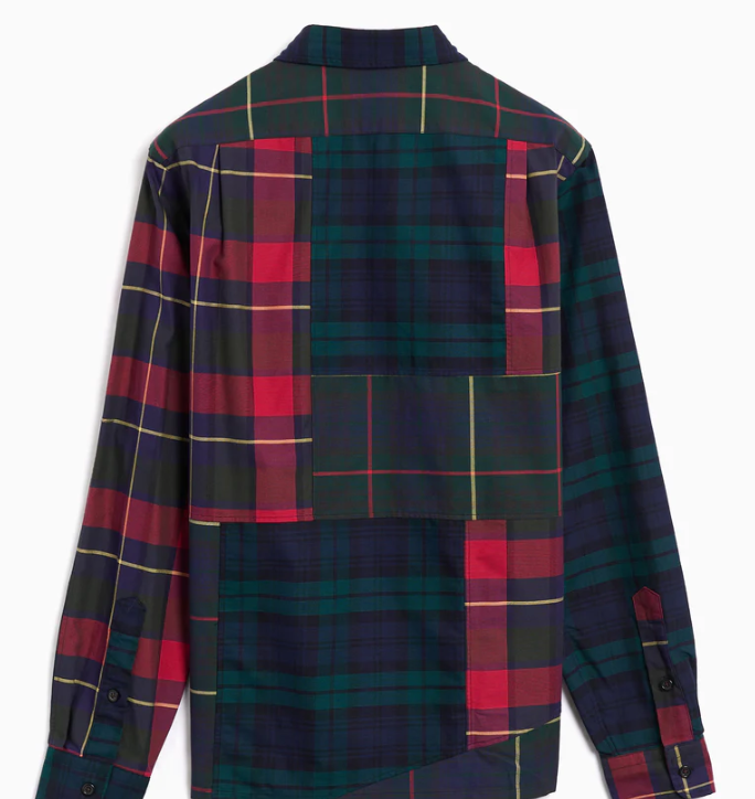 Polo Ralph Lauren - Classic Oxford Andy Camp Shirt in Tartan Patchwork