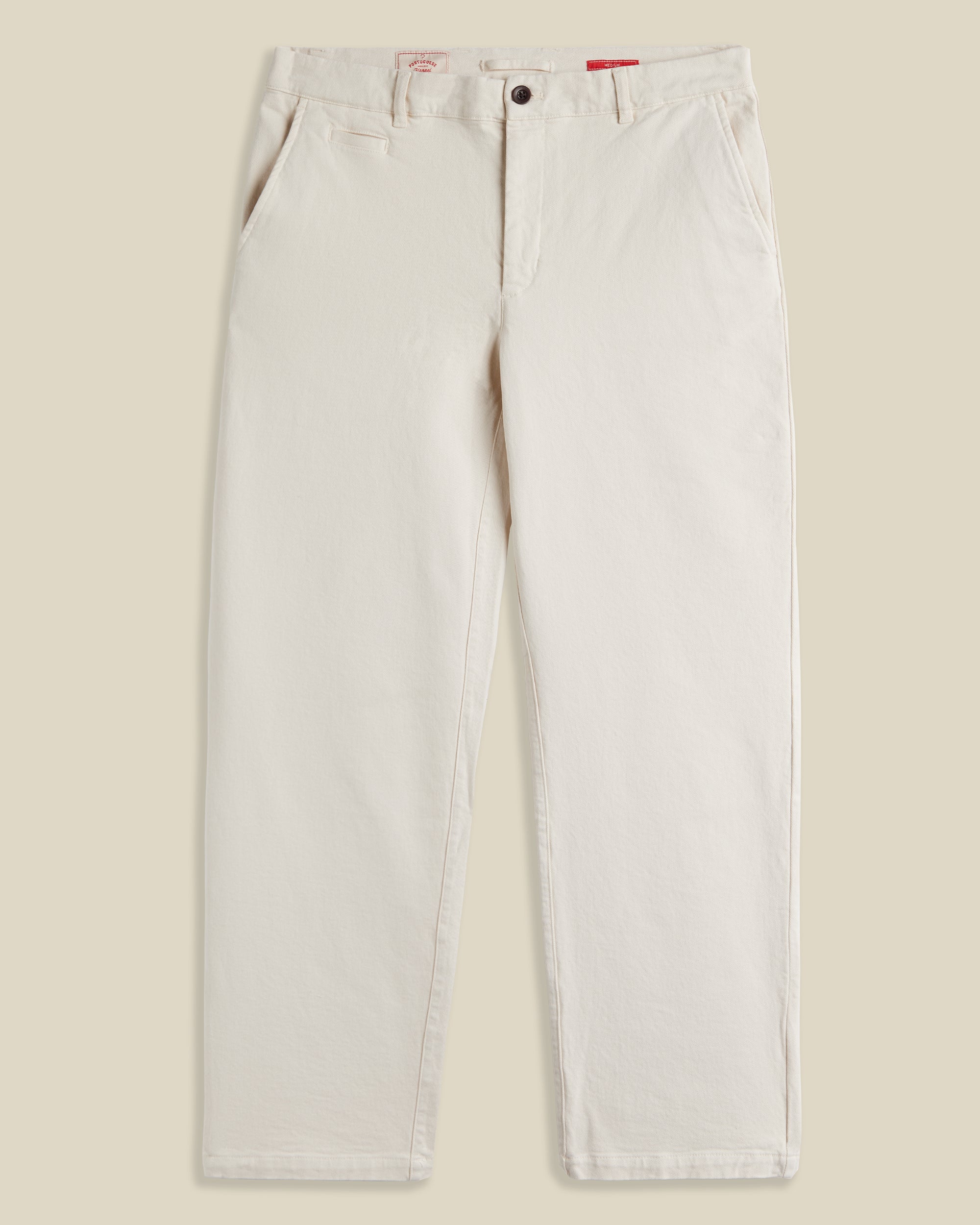 Portuguese Flannel - Labura Trouser in Ecru