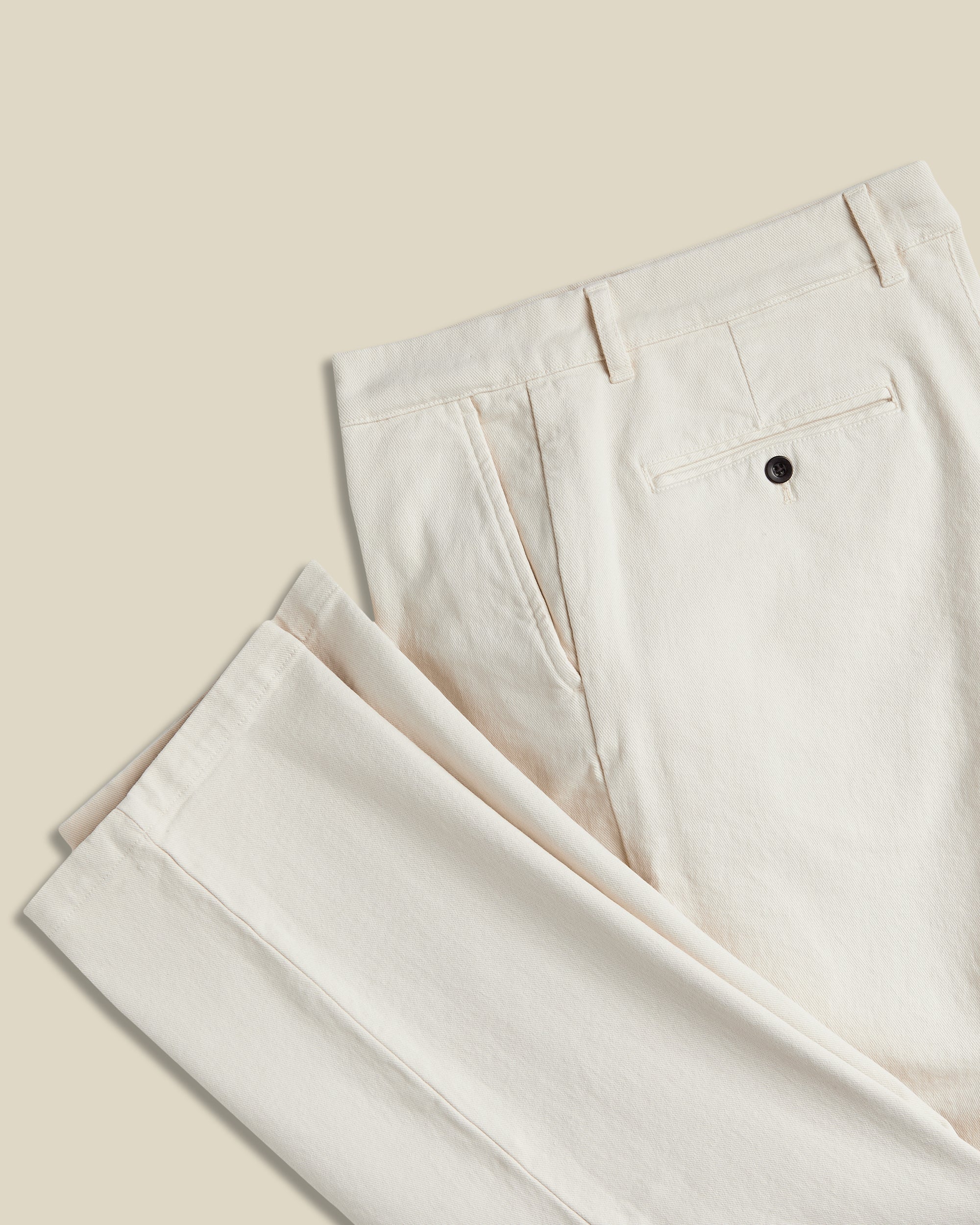 Portuguese Flannel - Labura Trouser in Ecru
