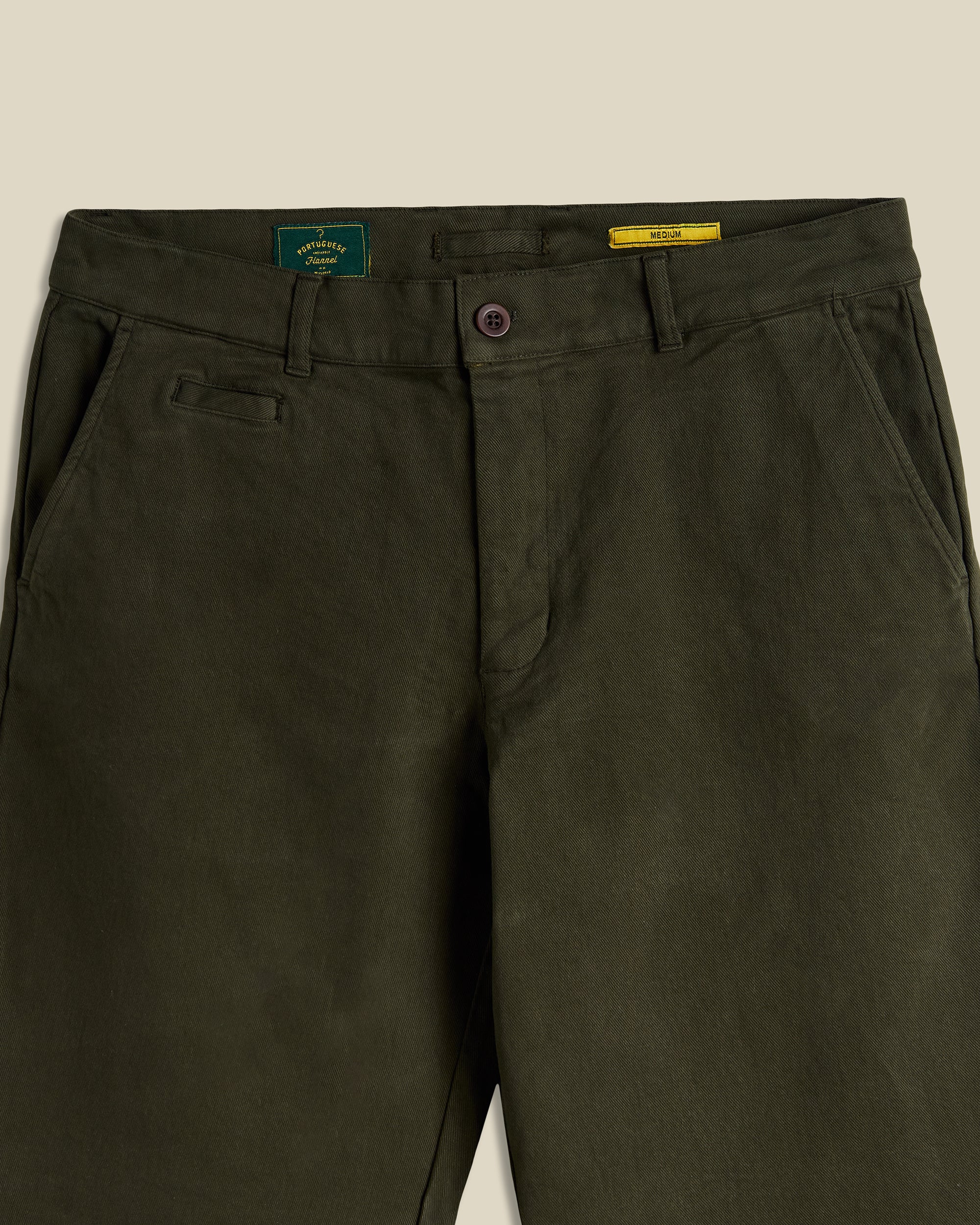 Portuguese Flannel - Labura Trouser in Olive