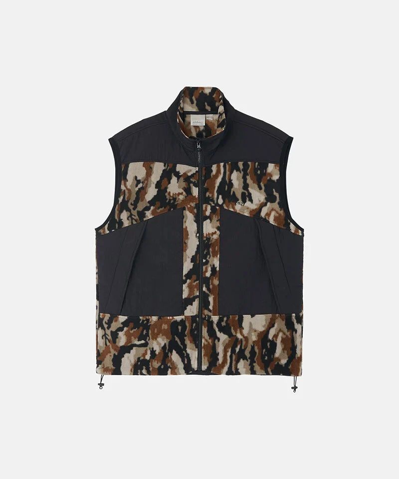 Gramicci - Thermal Fleece Vest Bark Camo