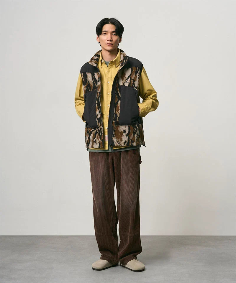 Gramicci - Thermal Fleece Vest Bark Camo