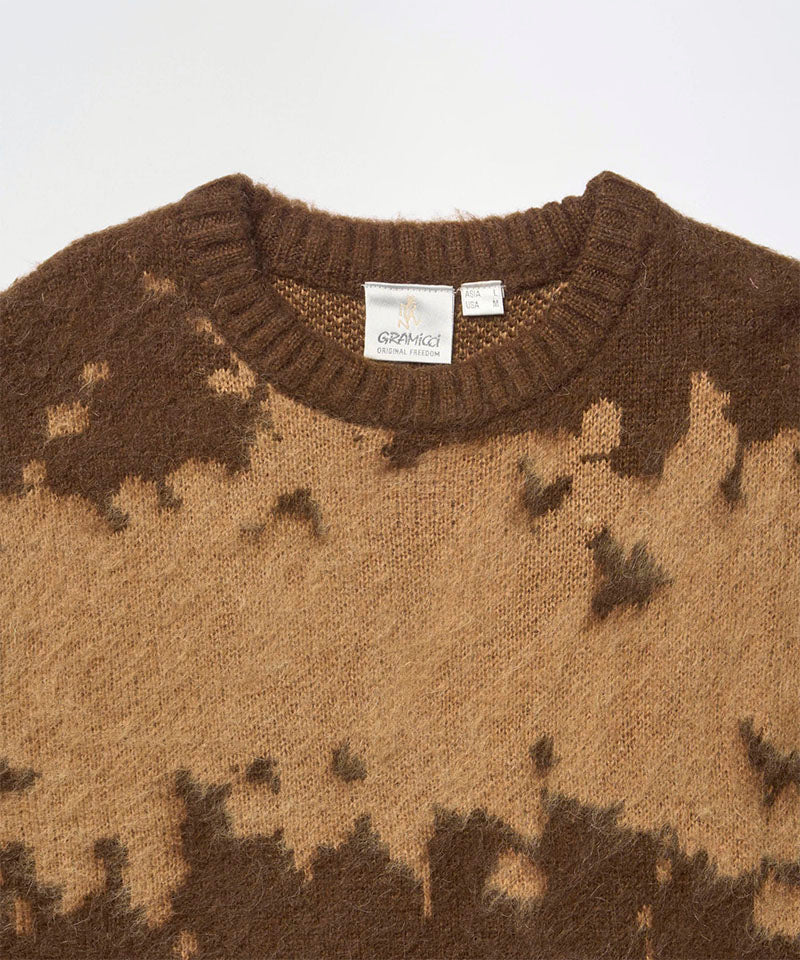 Gramicci - Mohair Splatter Sweater Taupe