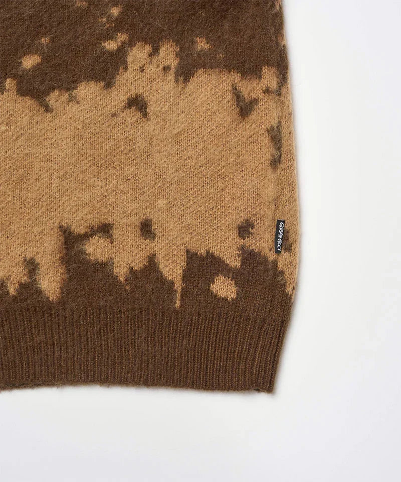 Gramicci - Mohair Splatter Sweater Taupe