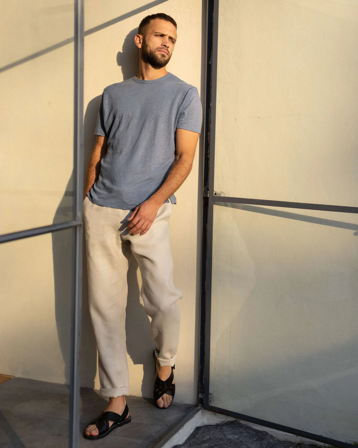 Alex Crane - Bo Pants in Bone