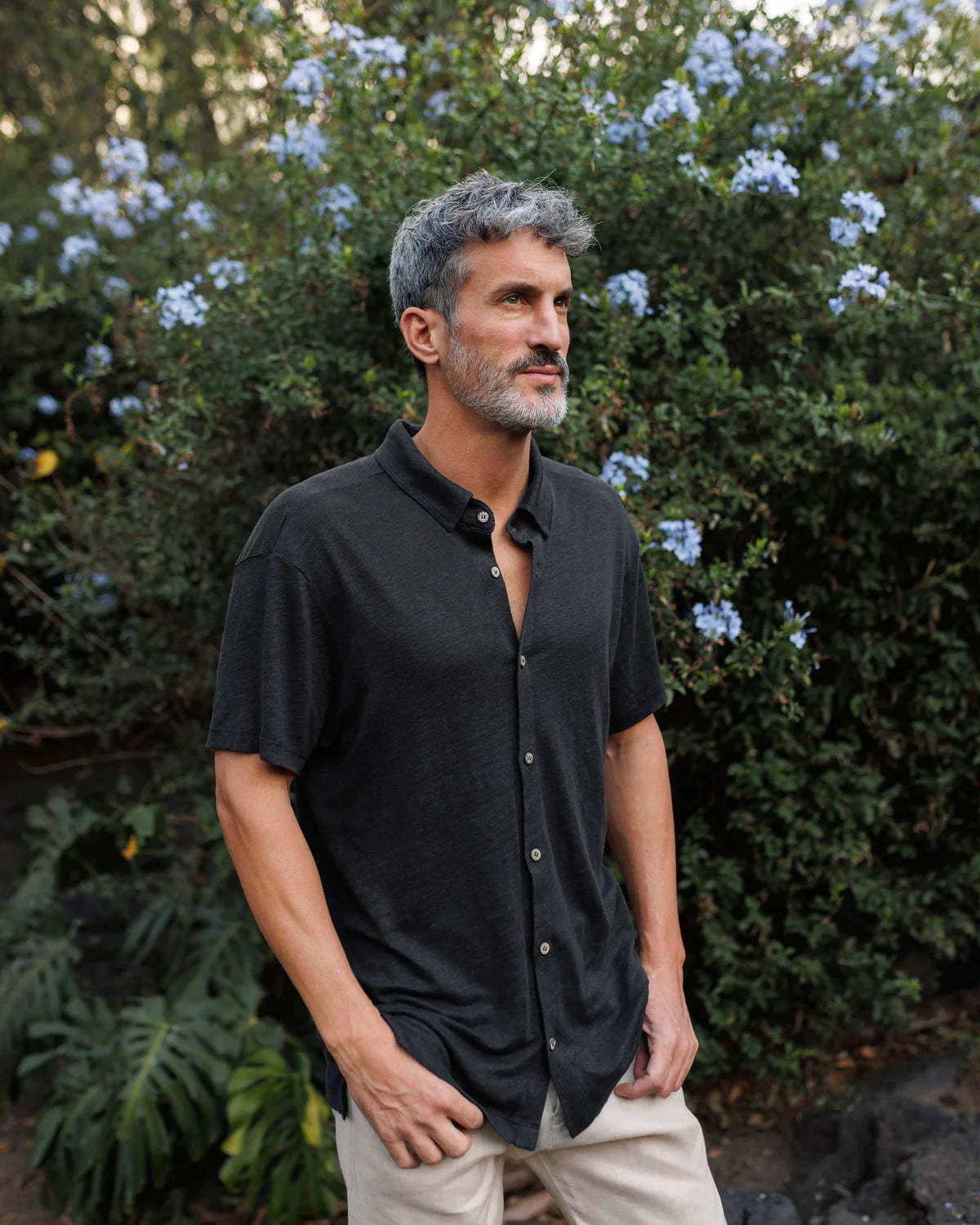 Alex Crane - Knit Ola Shirt in Night