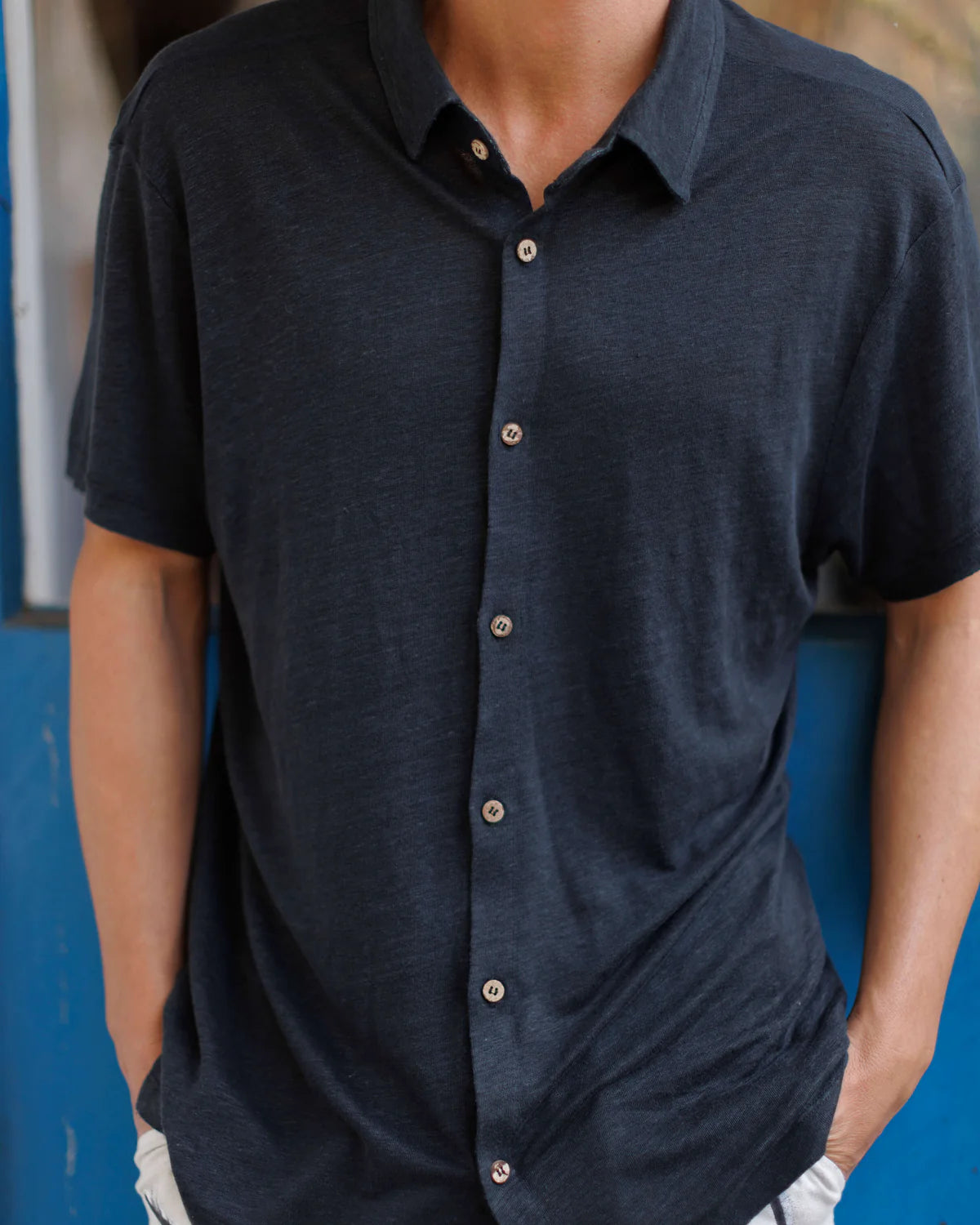 Alex Crane - Knit Ola Shirt in Night