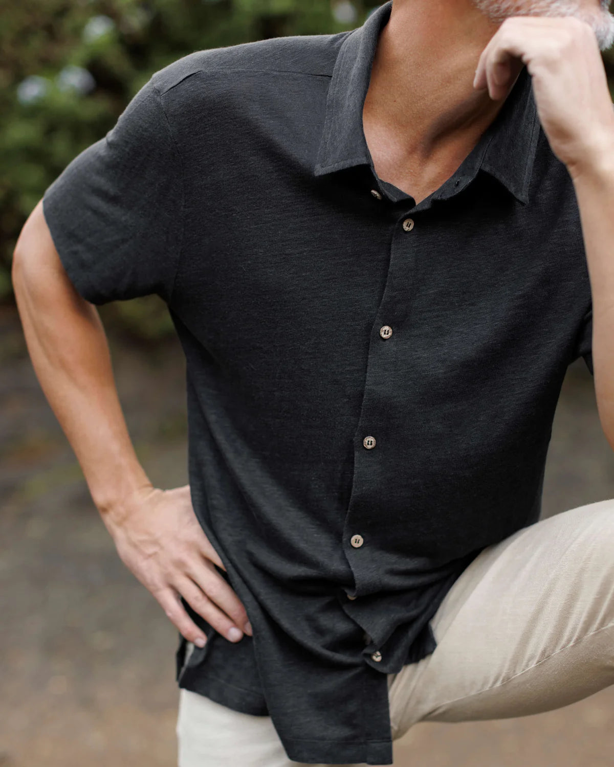 Alex Crane - Knit Ola Shirt in Night