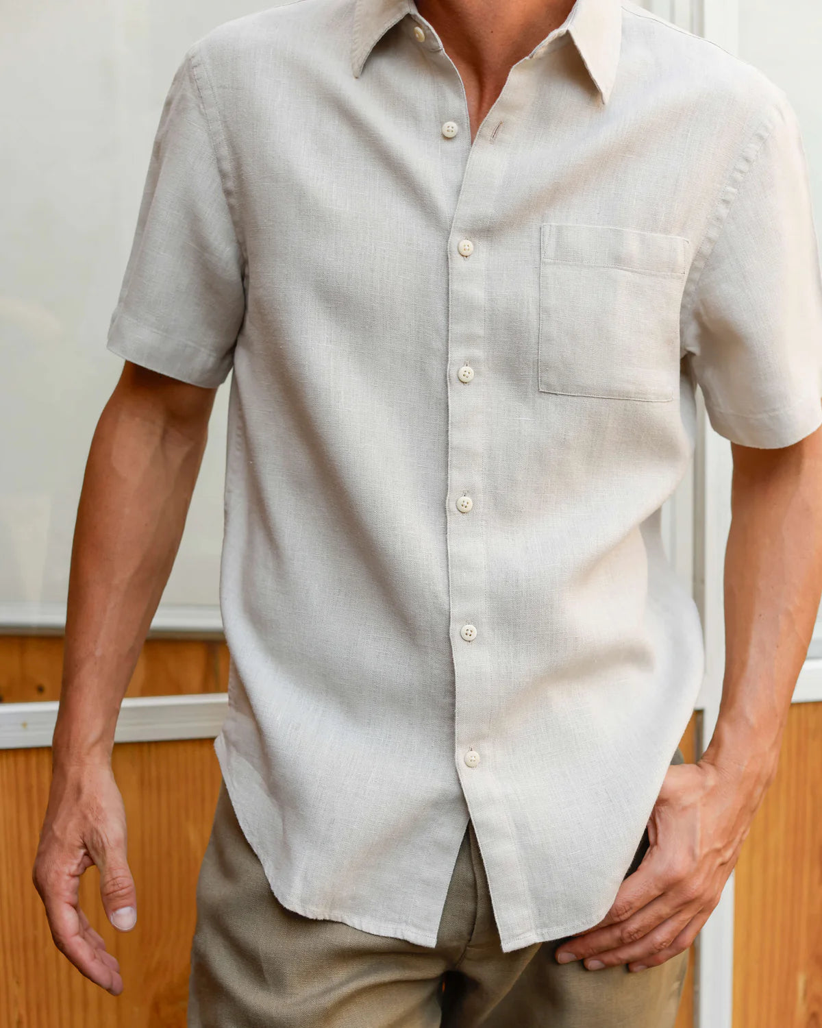 Alex Crane - Ola Shirt in Bone