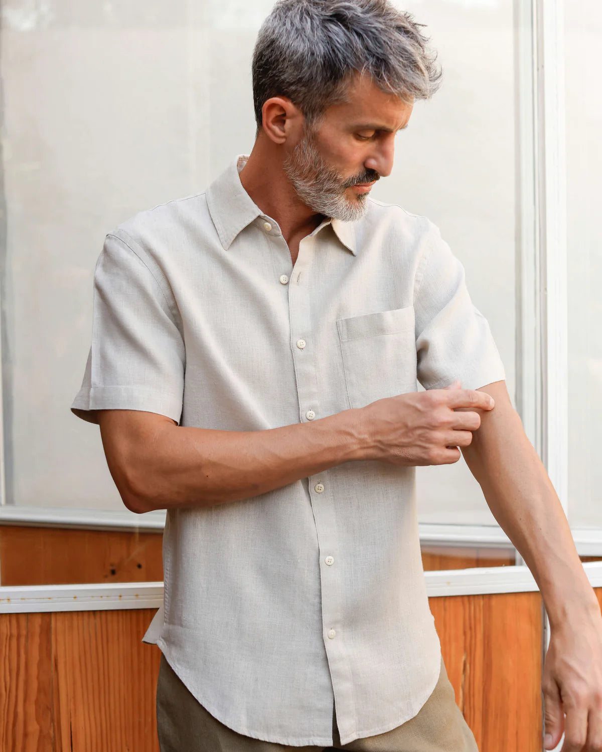 Alex Crane - Ola Shirt in Bone