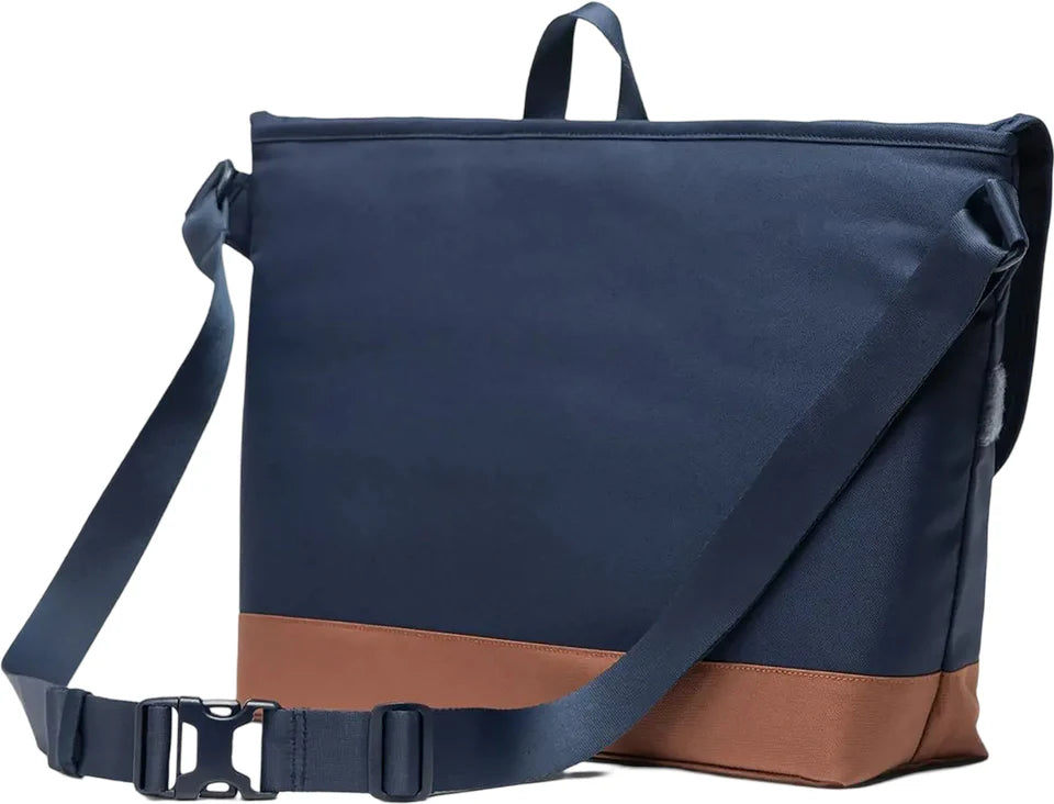 Herschel - Cove Messenger in Navy/Saddle Brown