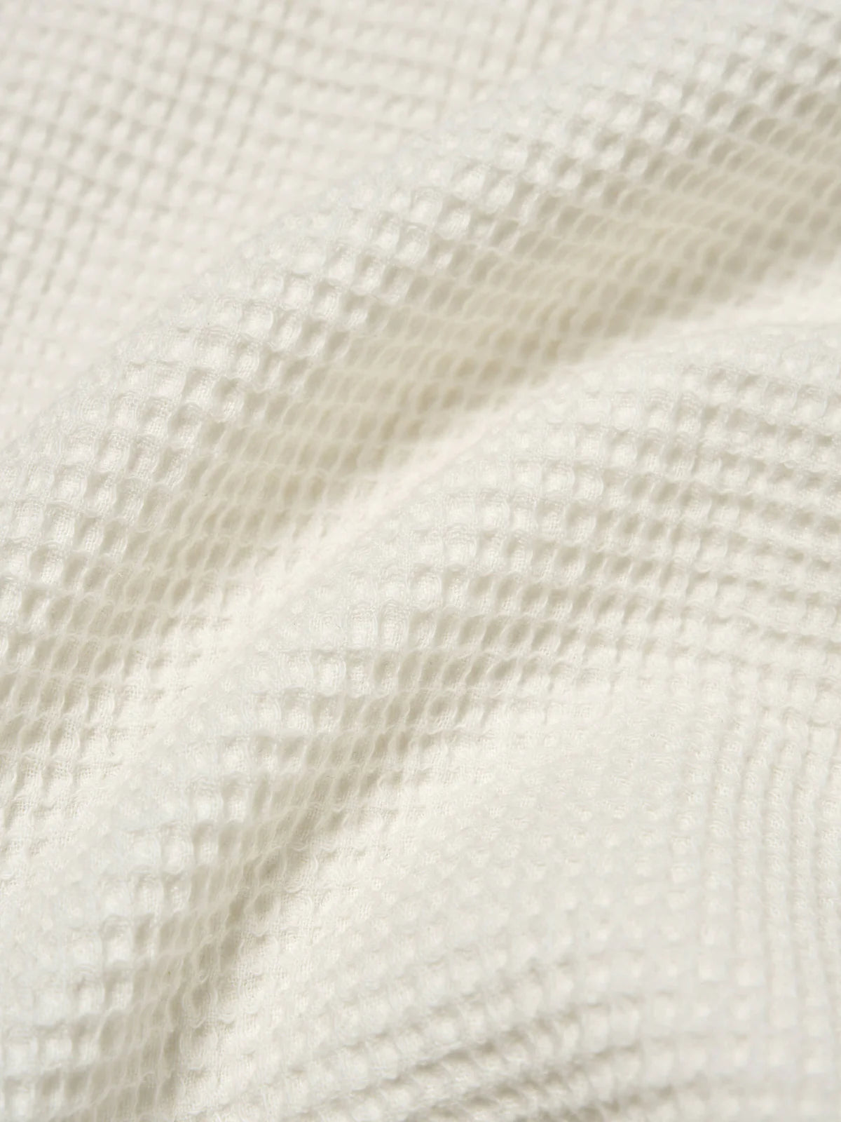 Universal Works - Travail Overshirt in Ecru Japanese Waffle