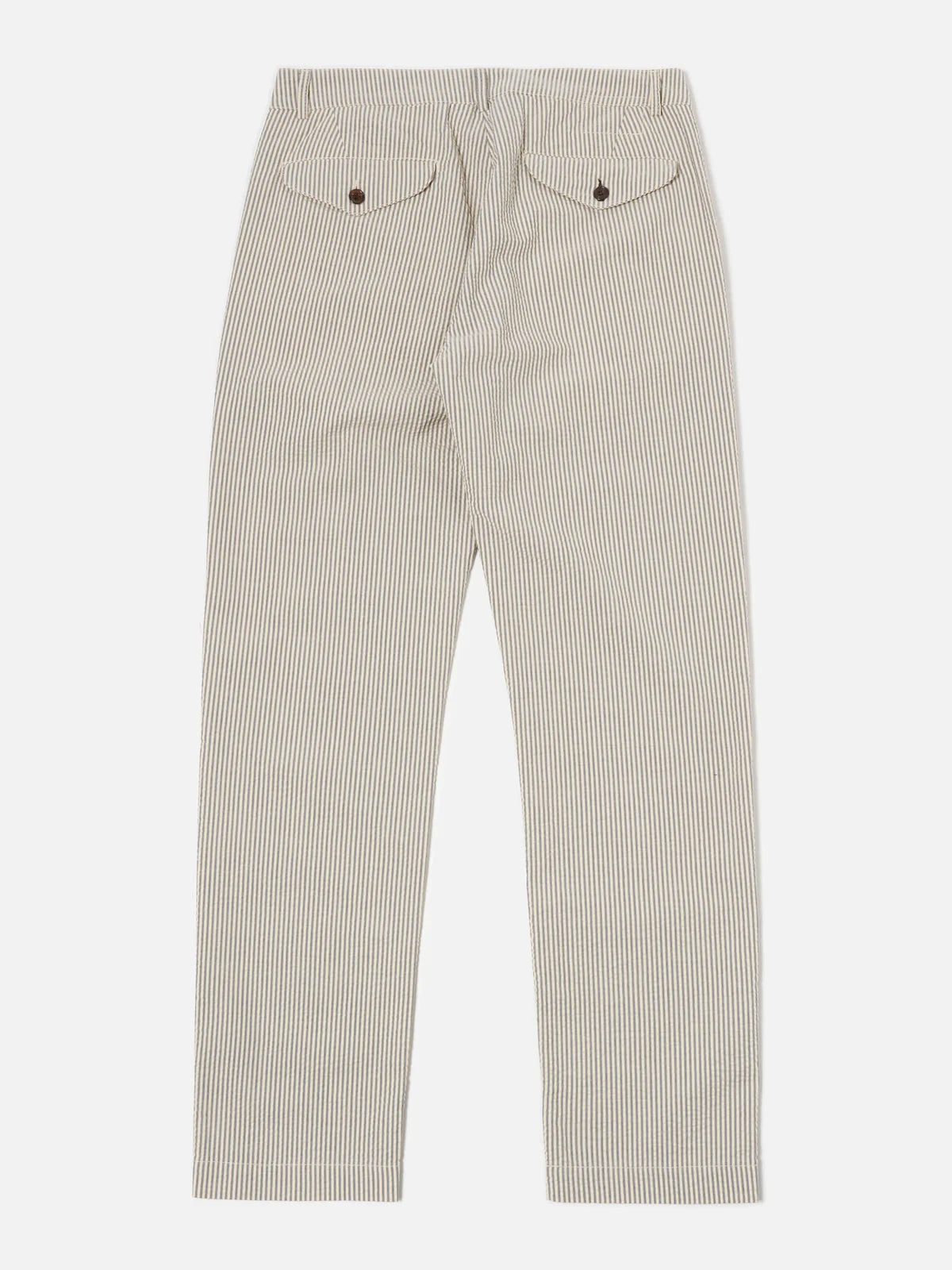 Universal Works - Military Chino in Grey Derby Stripe