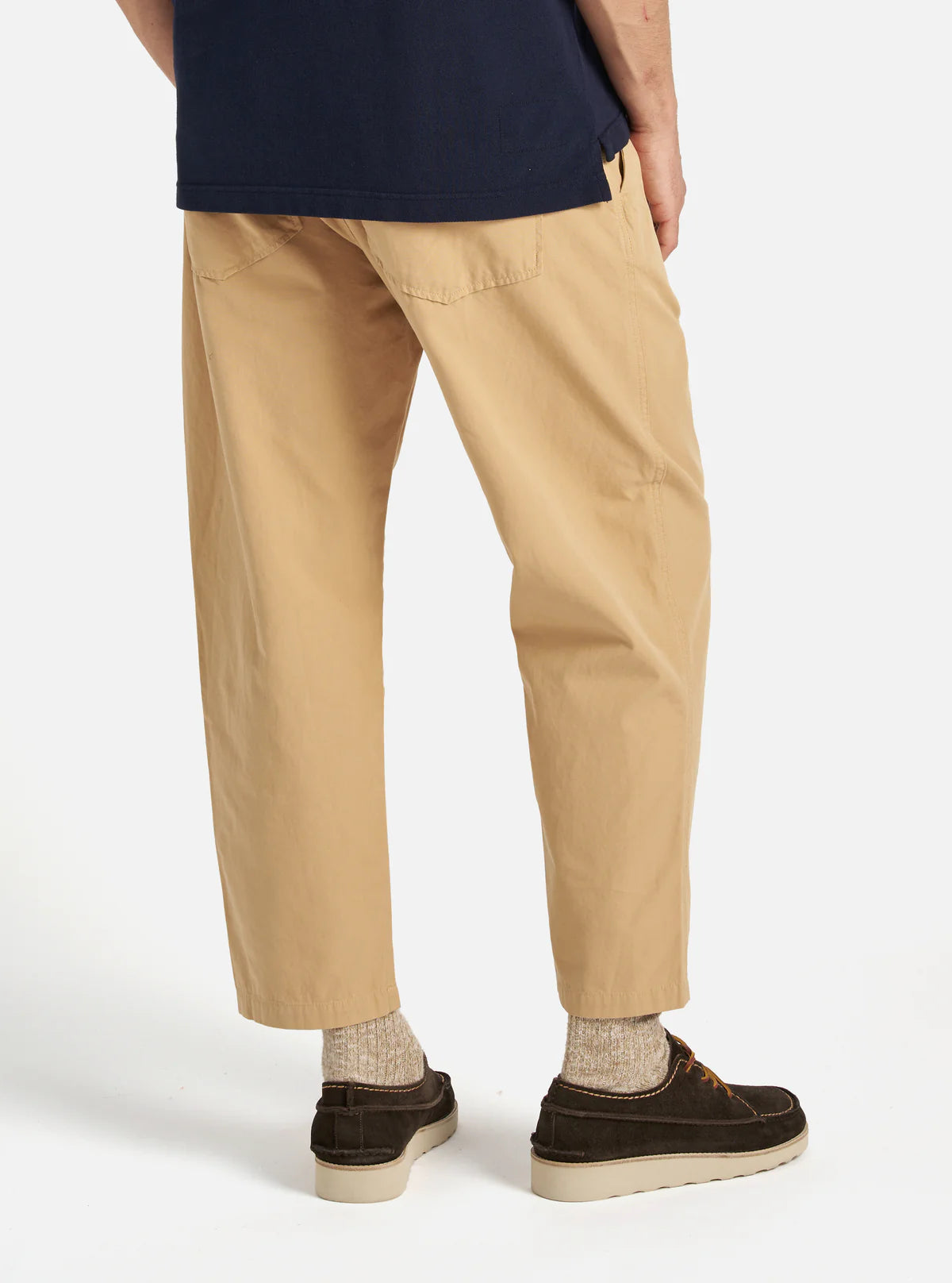 Universal Works - Hi Water Trouser in Dark Sand Summer Canvas