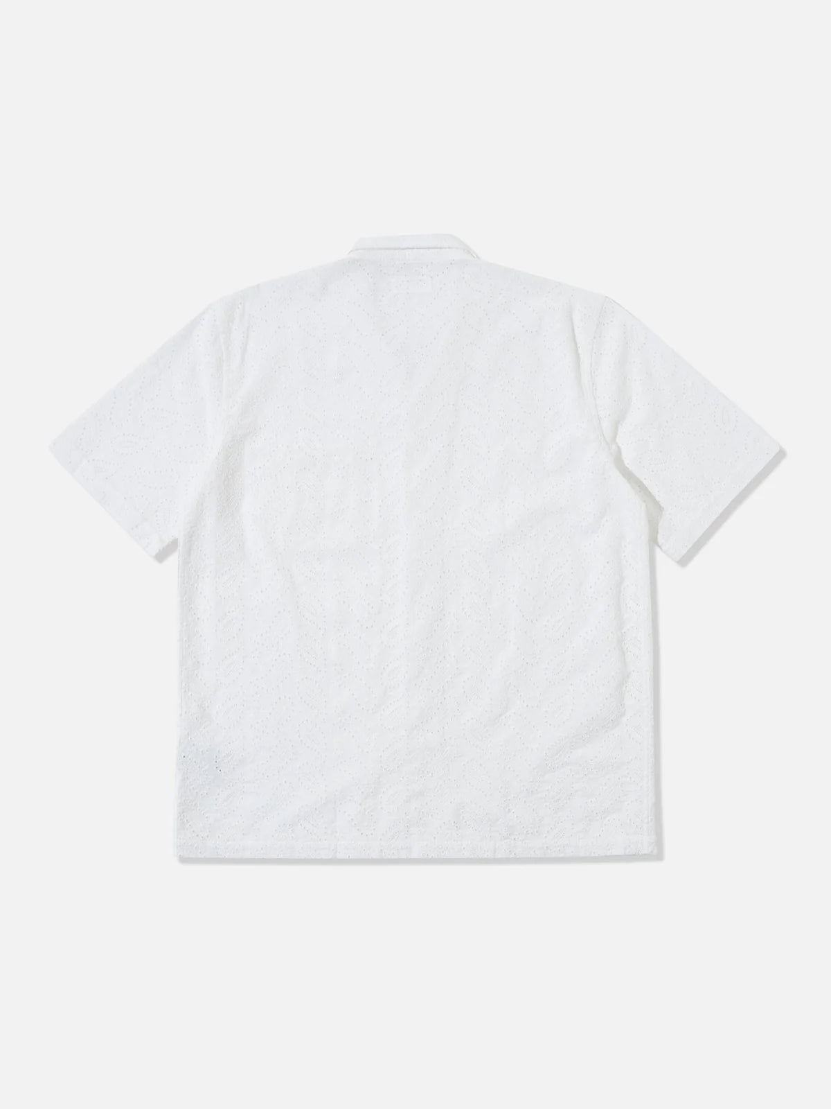 Universal Works - Road Shirt in White Hacoba
