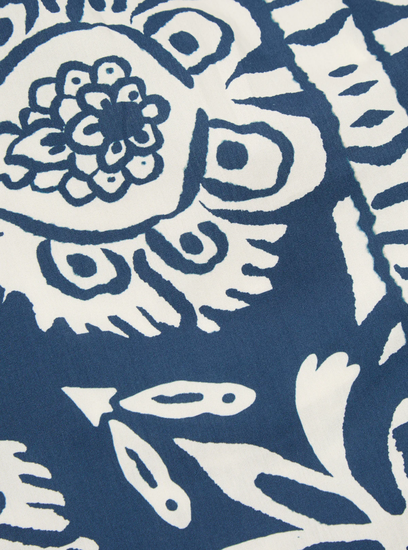 Universal Works - Action Short in Navy Island Print Cotton