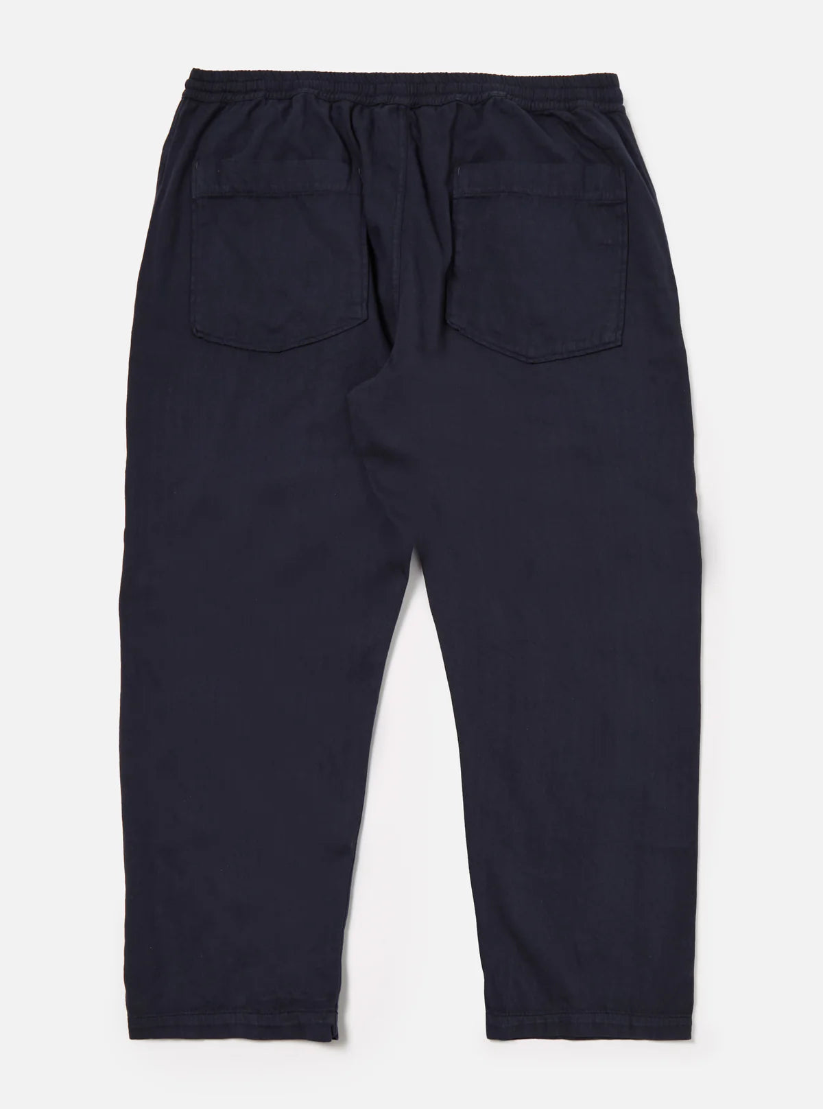 Universal Works - Hi Water Trouser in Dark Navy Herringbone Cotton