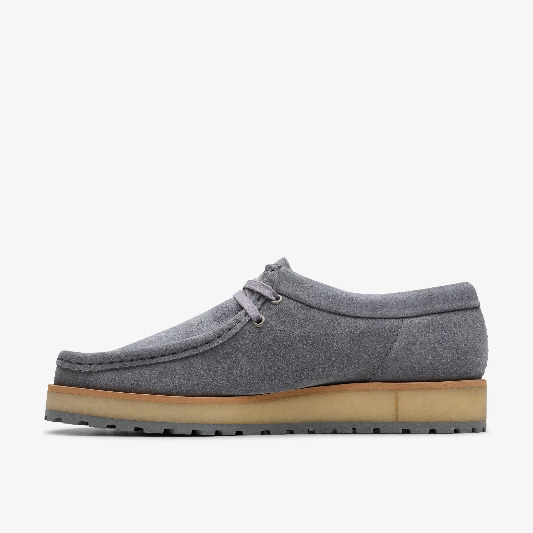 Clarks - Walla Scout Lo in Grey Suede