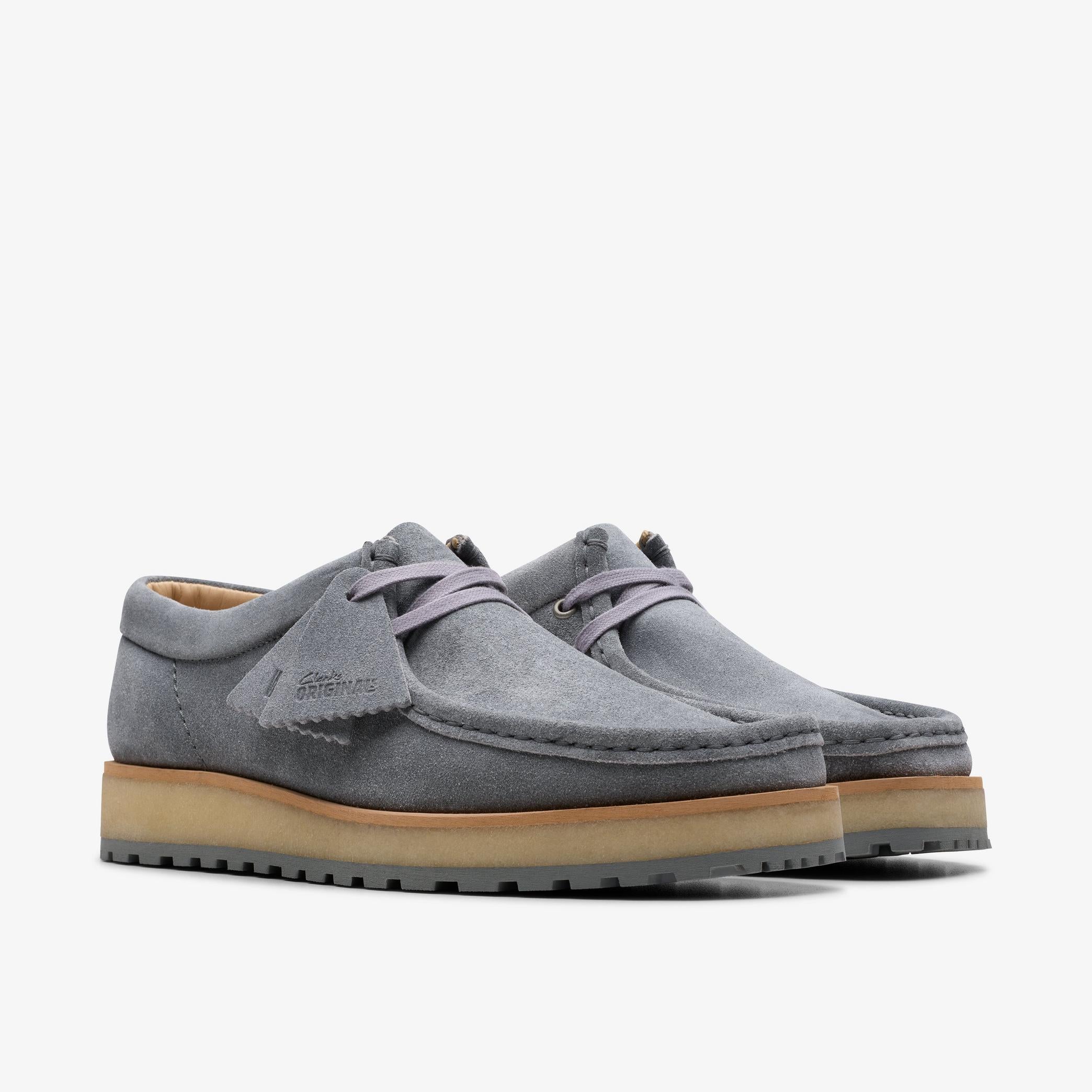 Clarks - Walla Scout Lo in Grey Suede