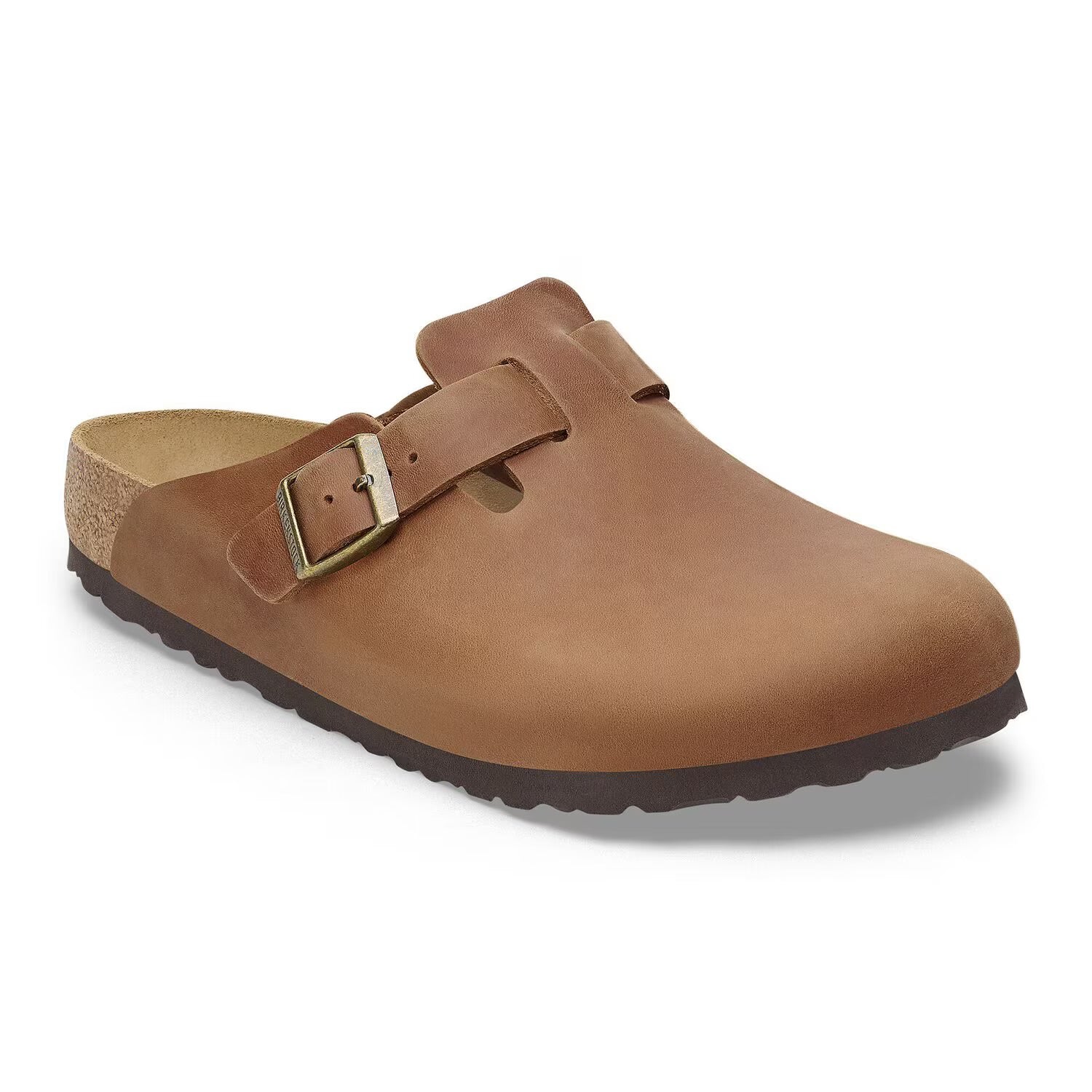 Birkenstock- Boston Oiled Leather Cognac