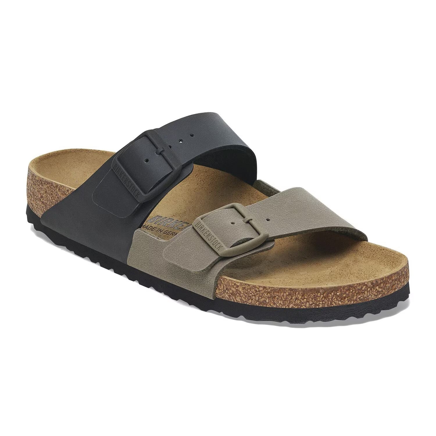 Birkenstock - Arizona Split Birko-Flor in Black and Stone