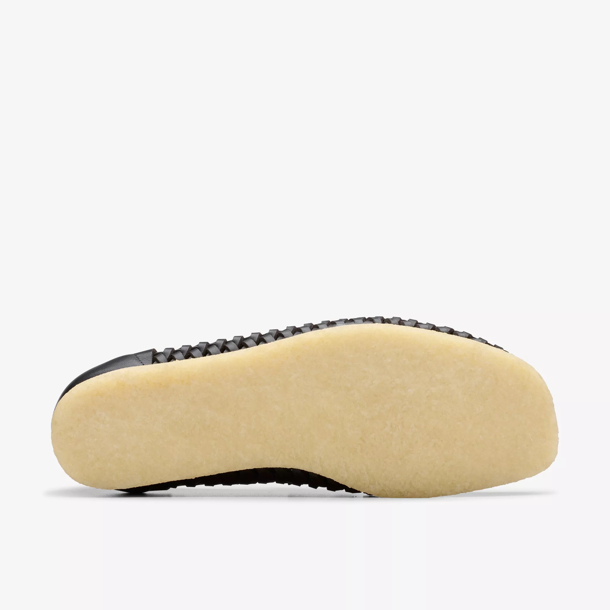 Clarks - Wallabee Penny Weave in Black Leather
