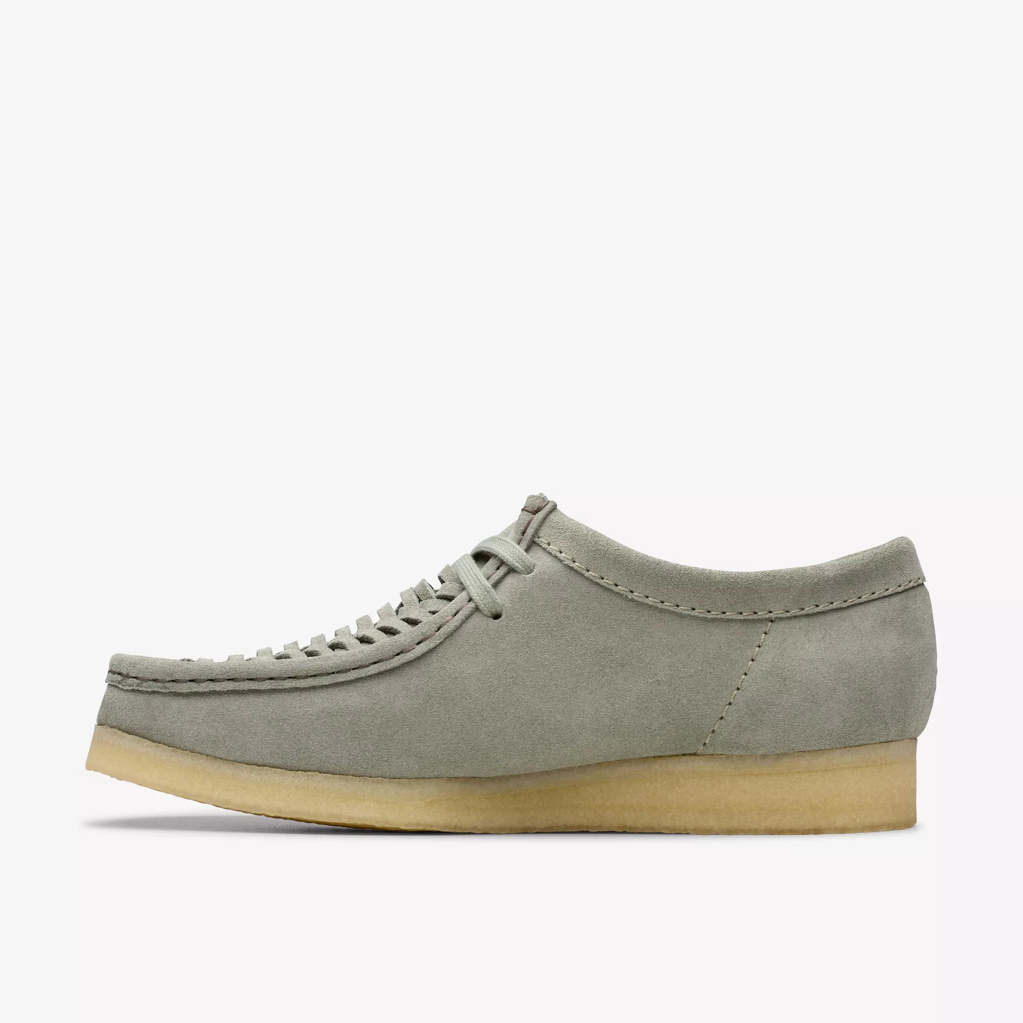 Clarks - Wallabee Weave in Sage Suede