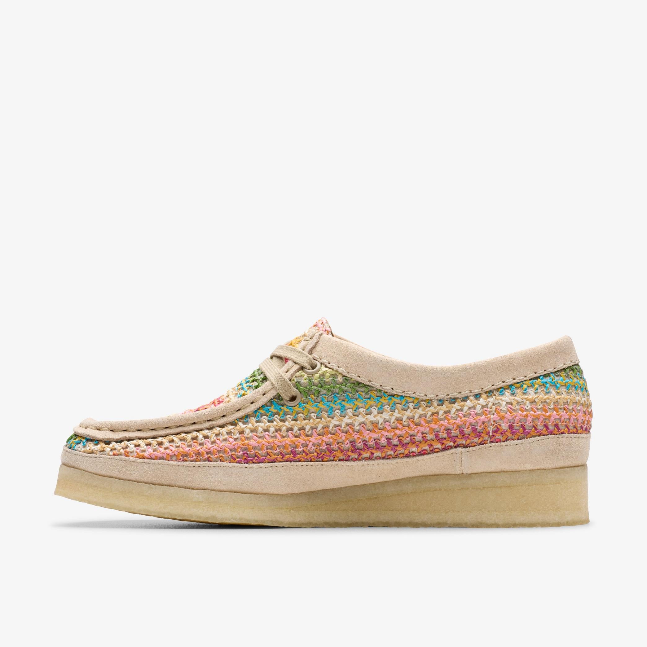 Clarks - Wallabee Multicolour Raffia