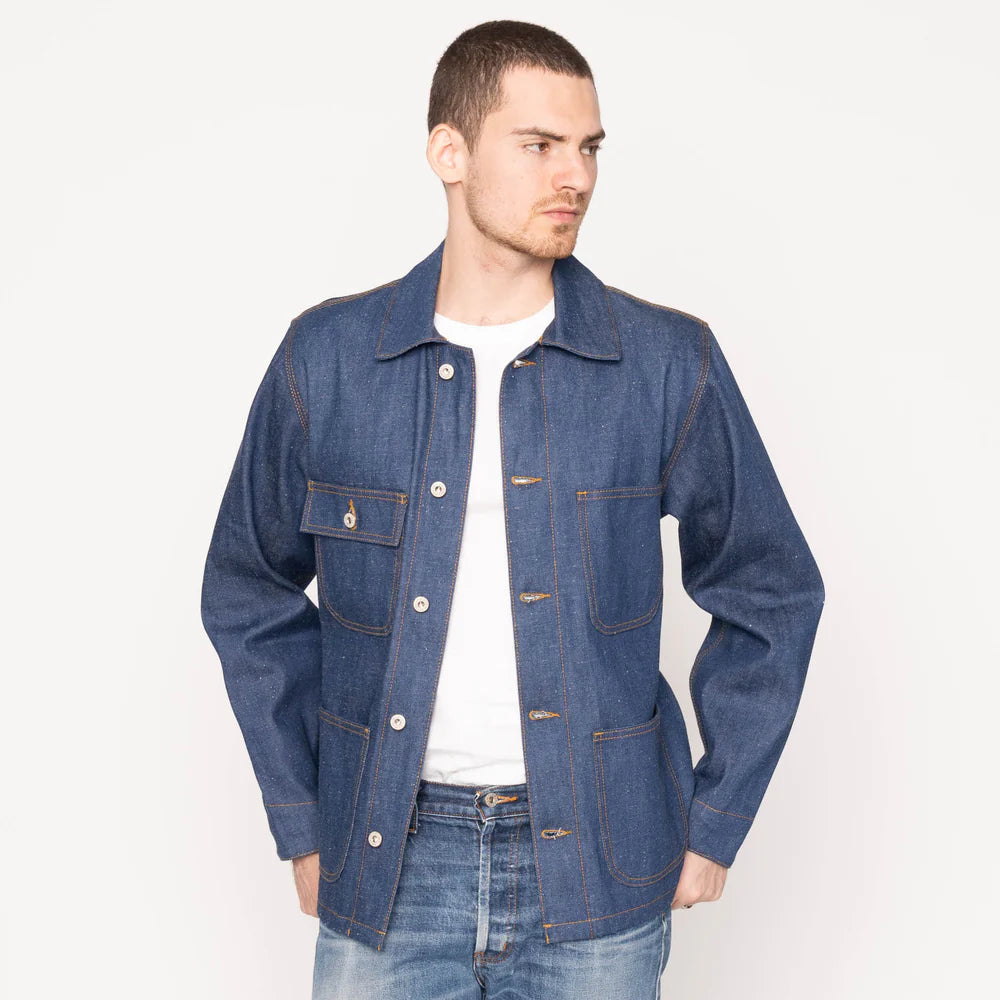 Naked & Famous - Chore Coat in Workforce Selvedge