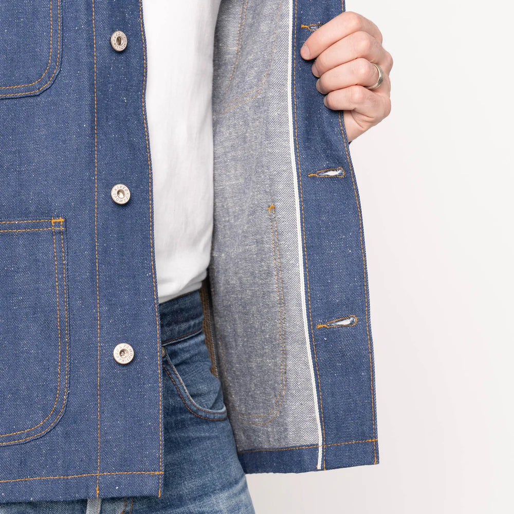 Naked & Famous - Chore Coat in Workforce Selvedge