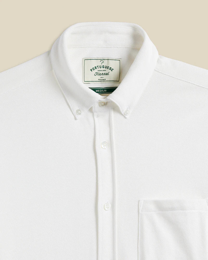 Portuguese Flannel - Polo Shirt in White