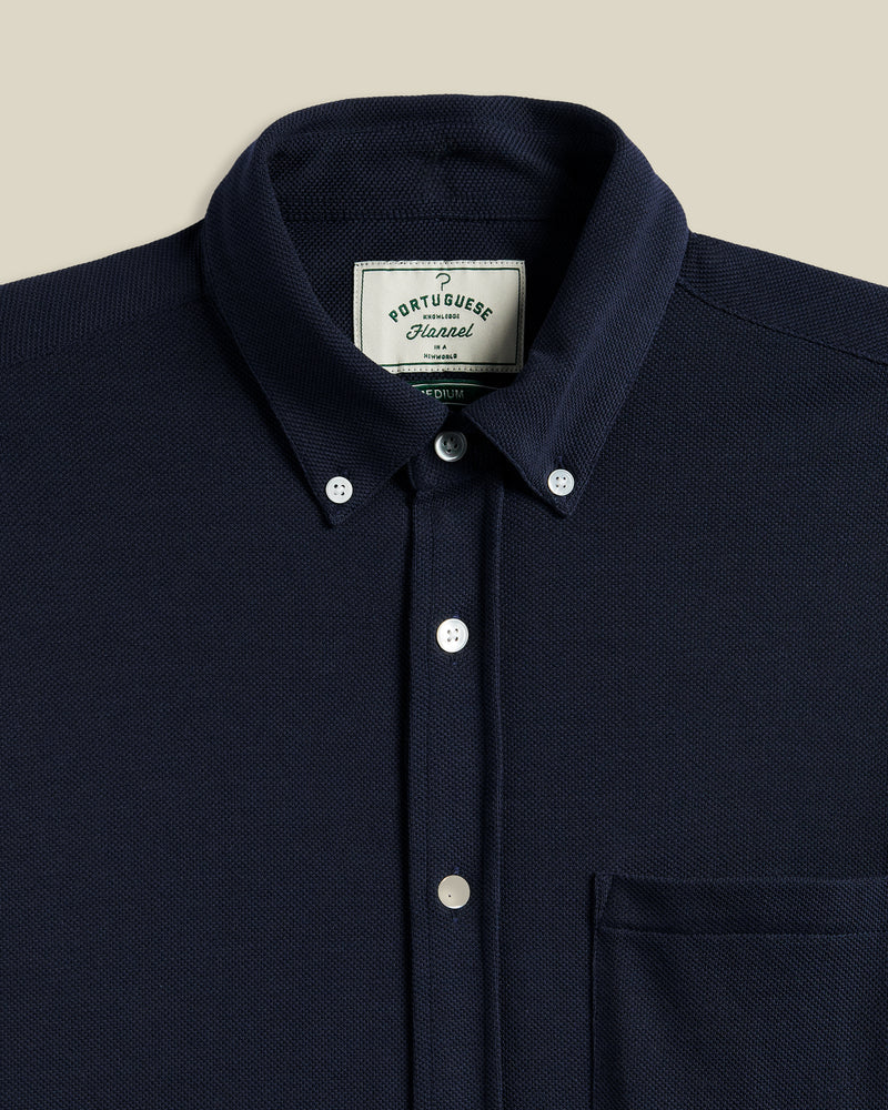 Portuguese Flannel - Polo Shirt in Navy