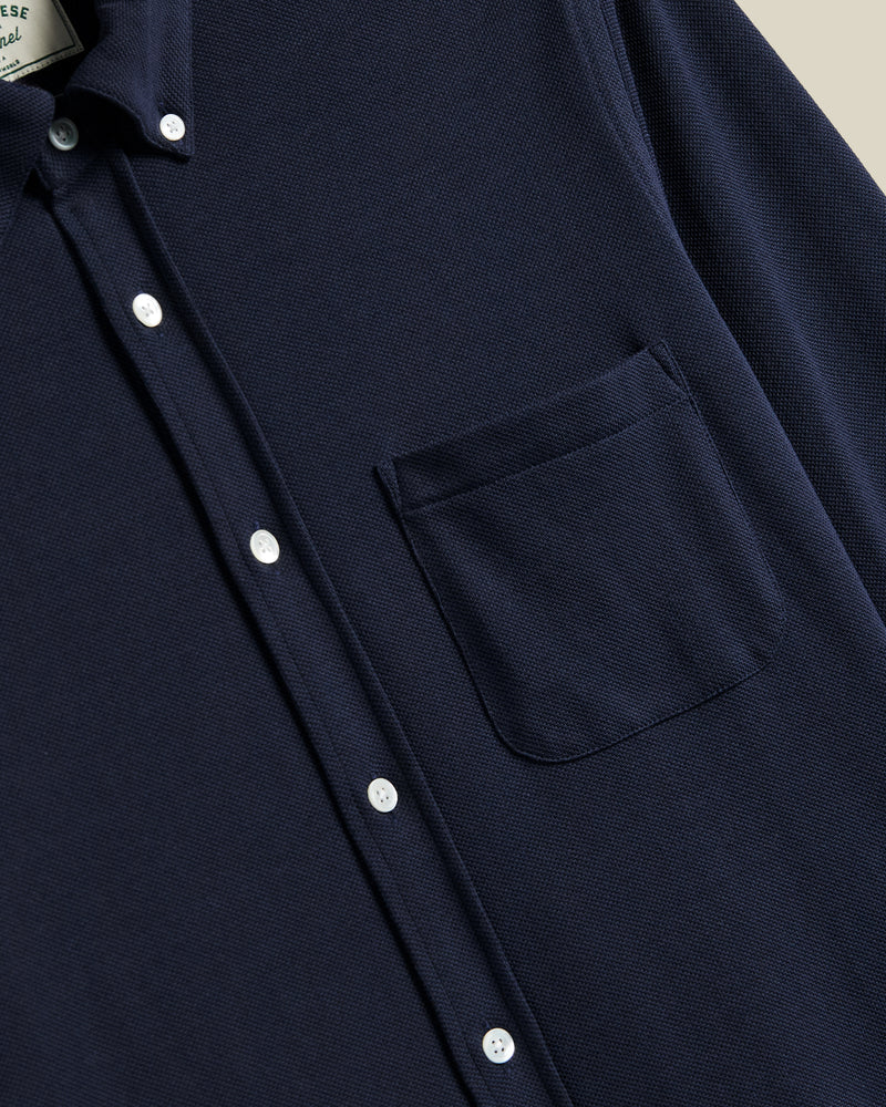 Portuguese Flannel - Polo Shirt in Navy