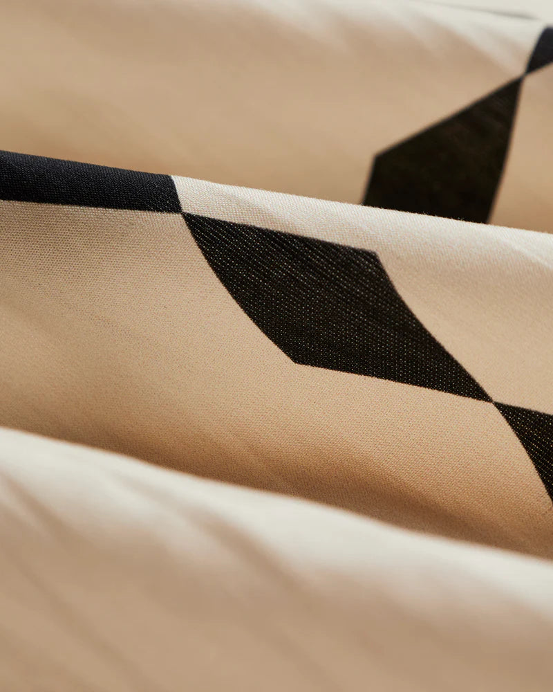 Portuguese Flannel - Diamonds in Black