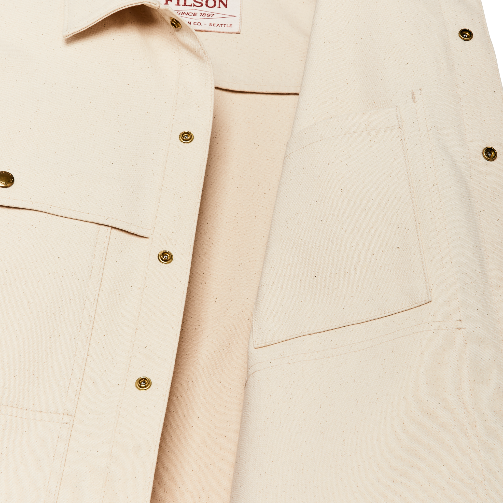 Filson - Dry Tin Jac-Shirt in Natural Seed Cotton