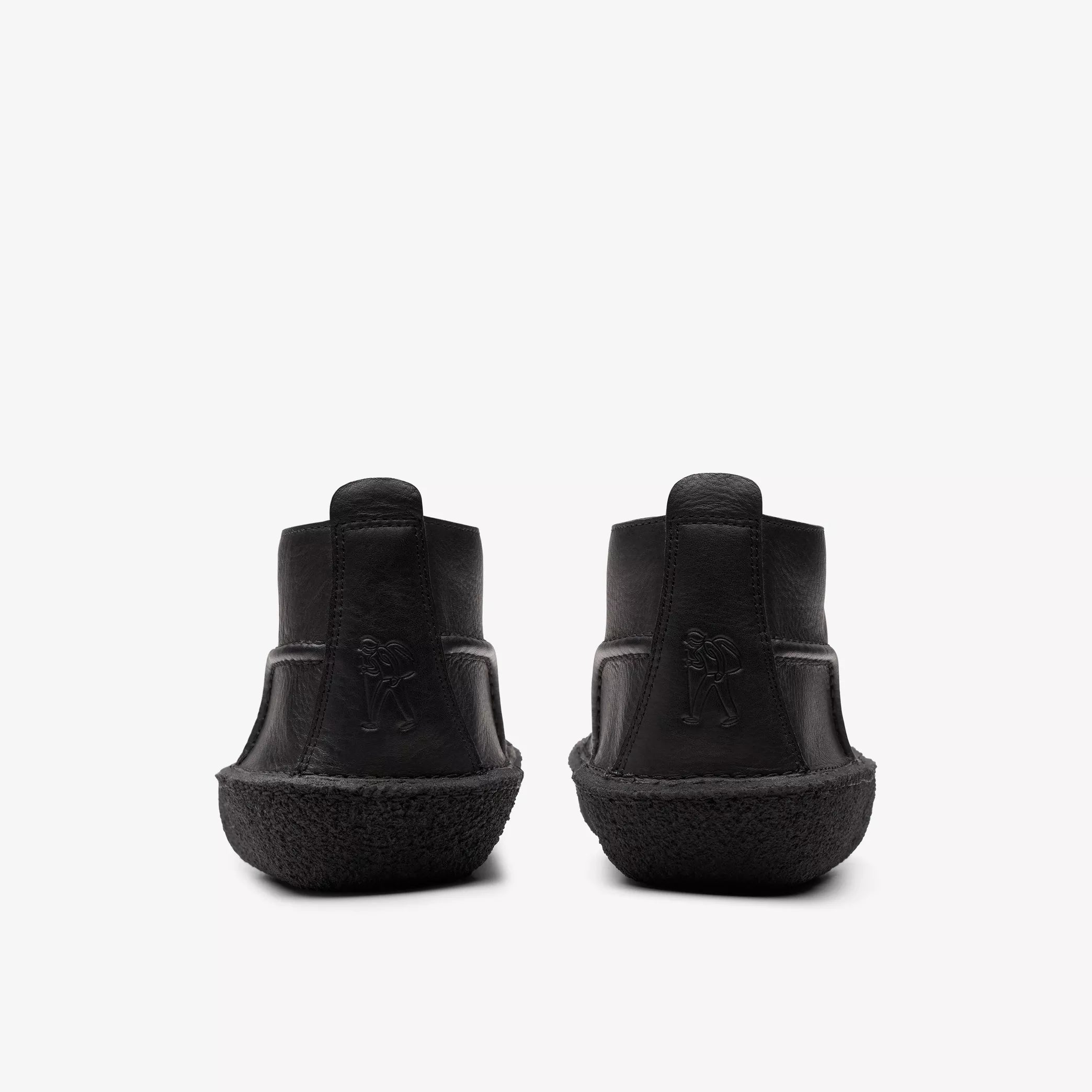 Clarks - Desert Rain in Black Leather