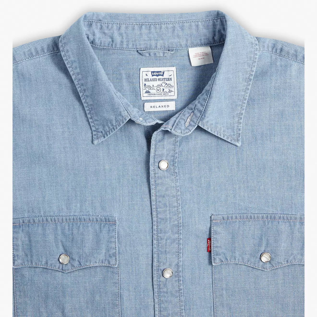 Levi’s - Short Sleeve Relaxed Fit Western Shirt in New Hyde Chambray