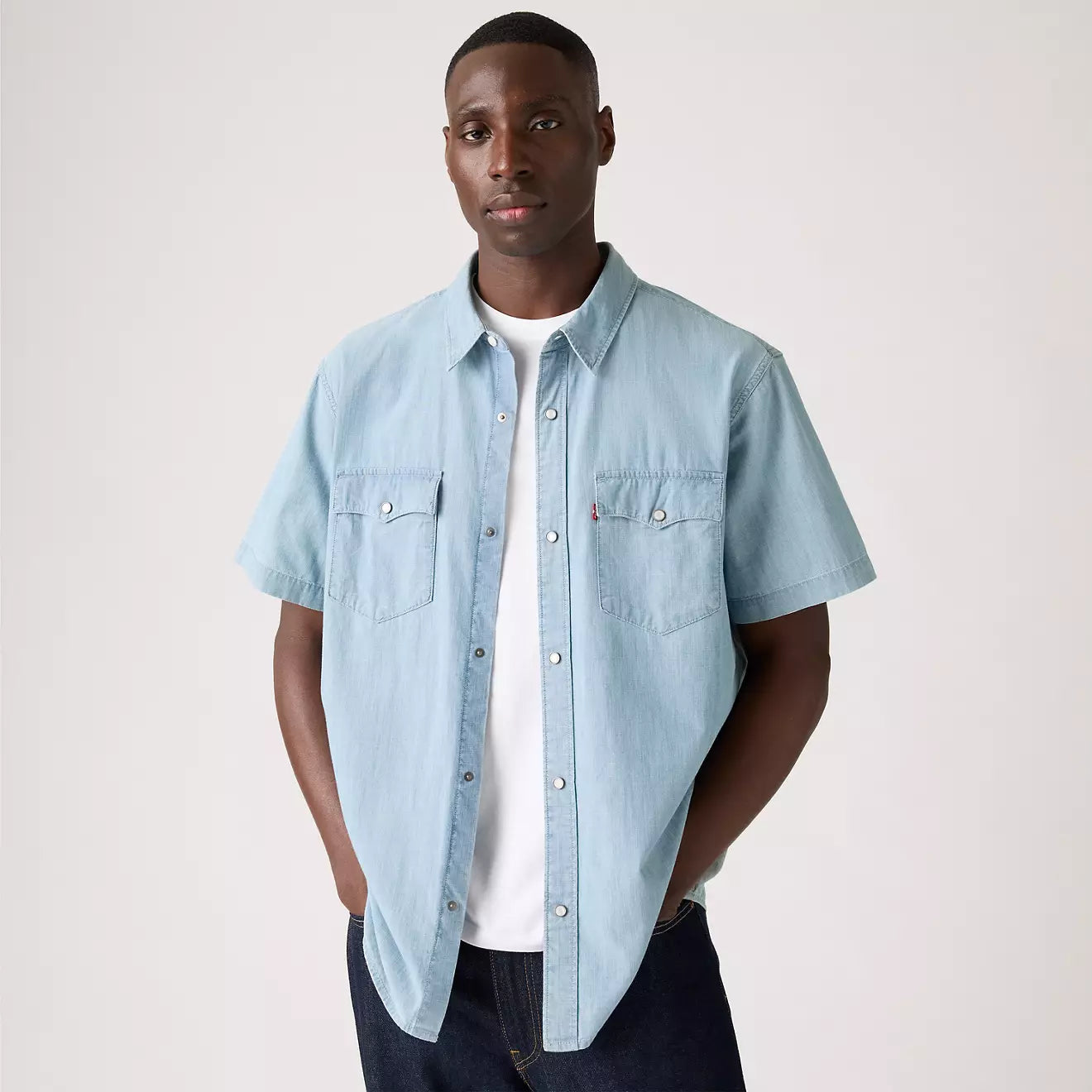 Levi’s - Short Sleeve Relaxed Fit Western Shirt in New Hyde Chambray