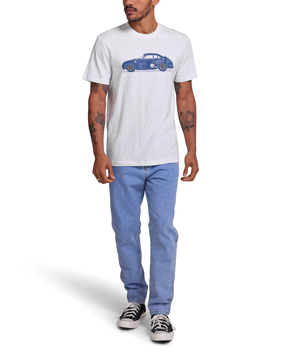 Deus Ex Machina - 356 Porsche Tee in White