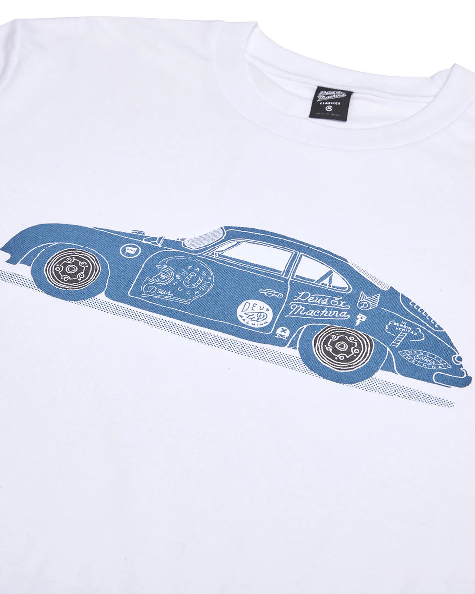 Deus Ex Machina - 356 Porsche Tee in White
