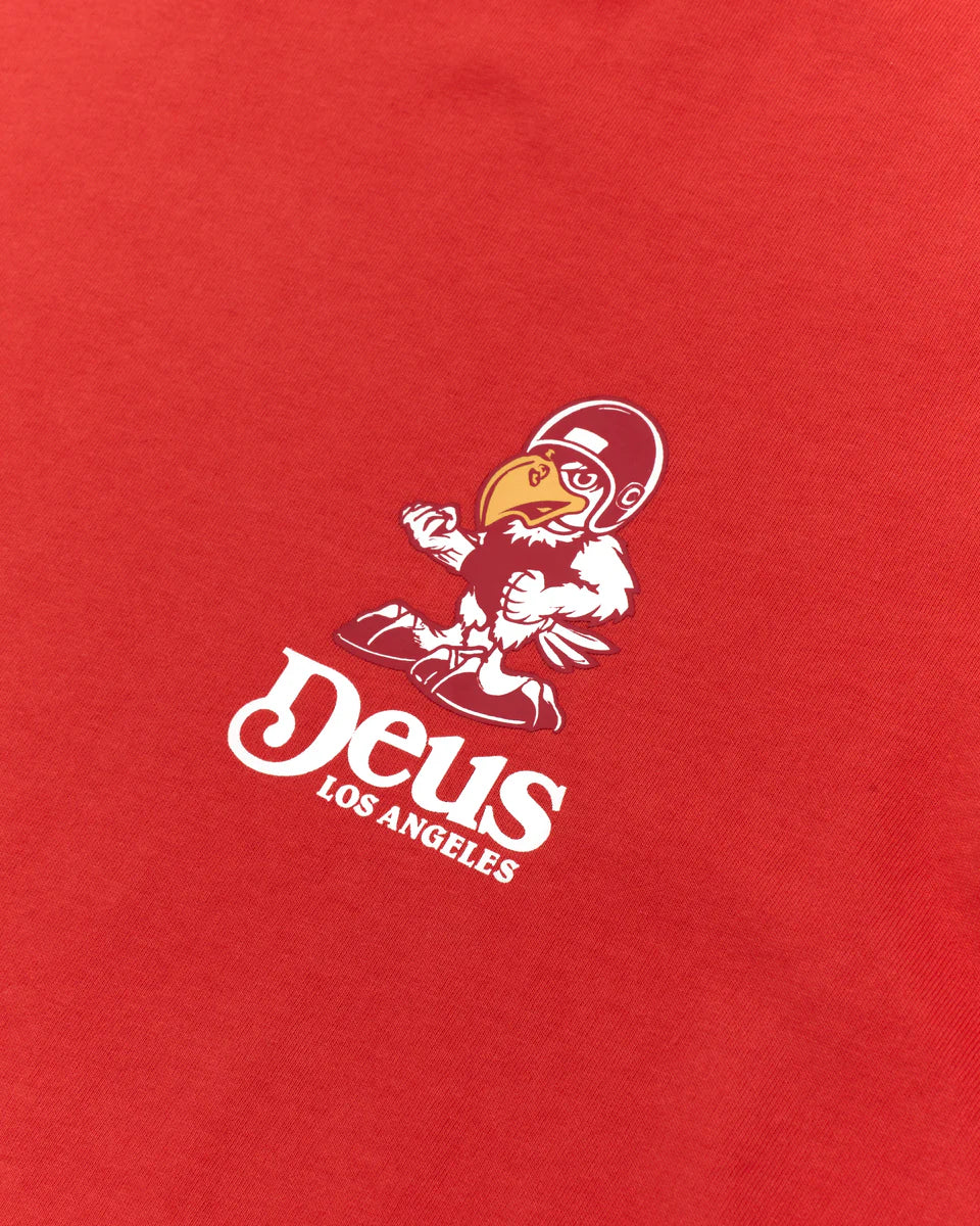 Deus Ex Machina - Raptor Tee in Tangerine Tango
