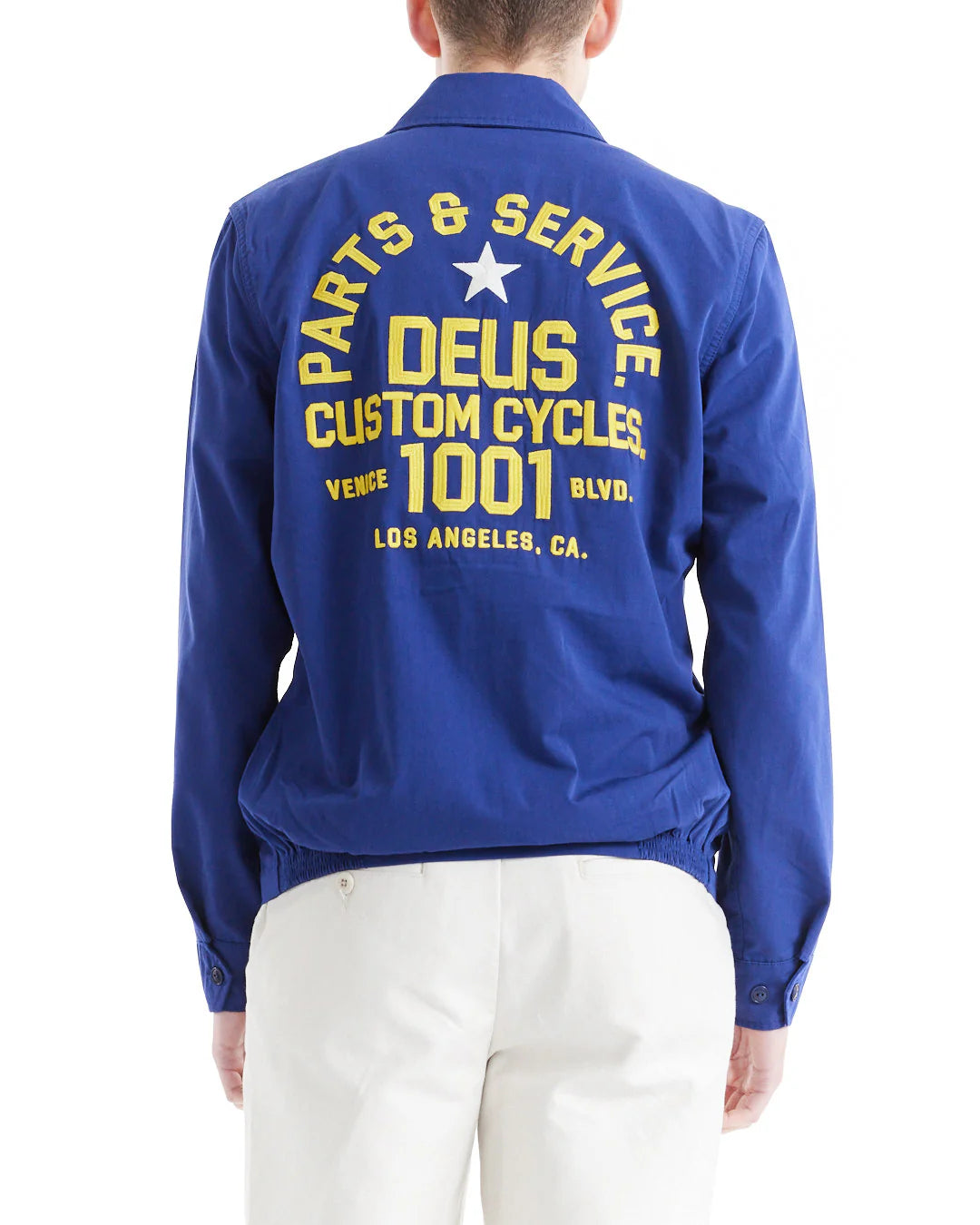 Deus Ex Machina - Teller Drizzler Jacket in Mechanic Blue