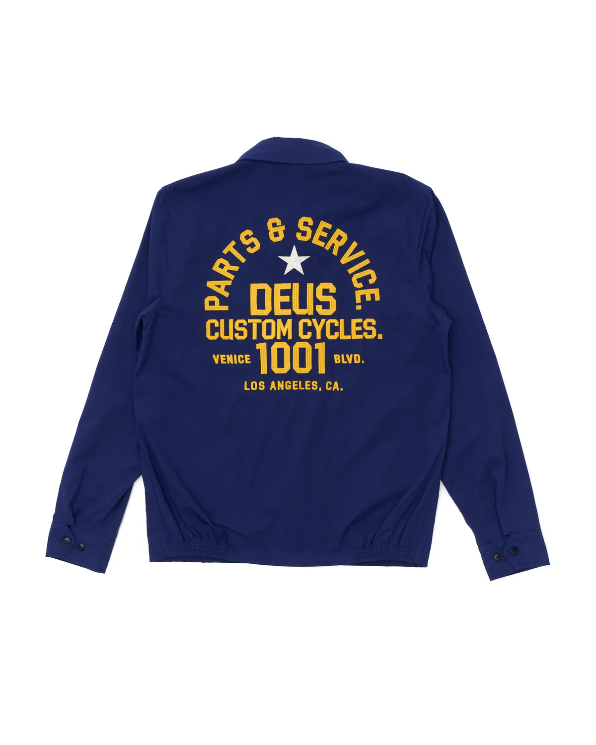Deus Ex Machina - Teller Drizzler Jacket in Mechanic Blue