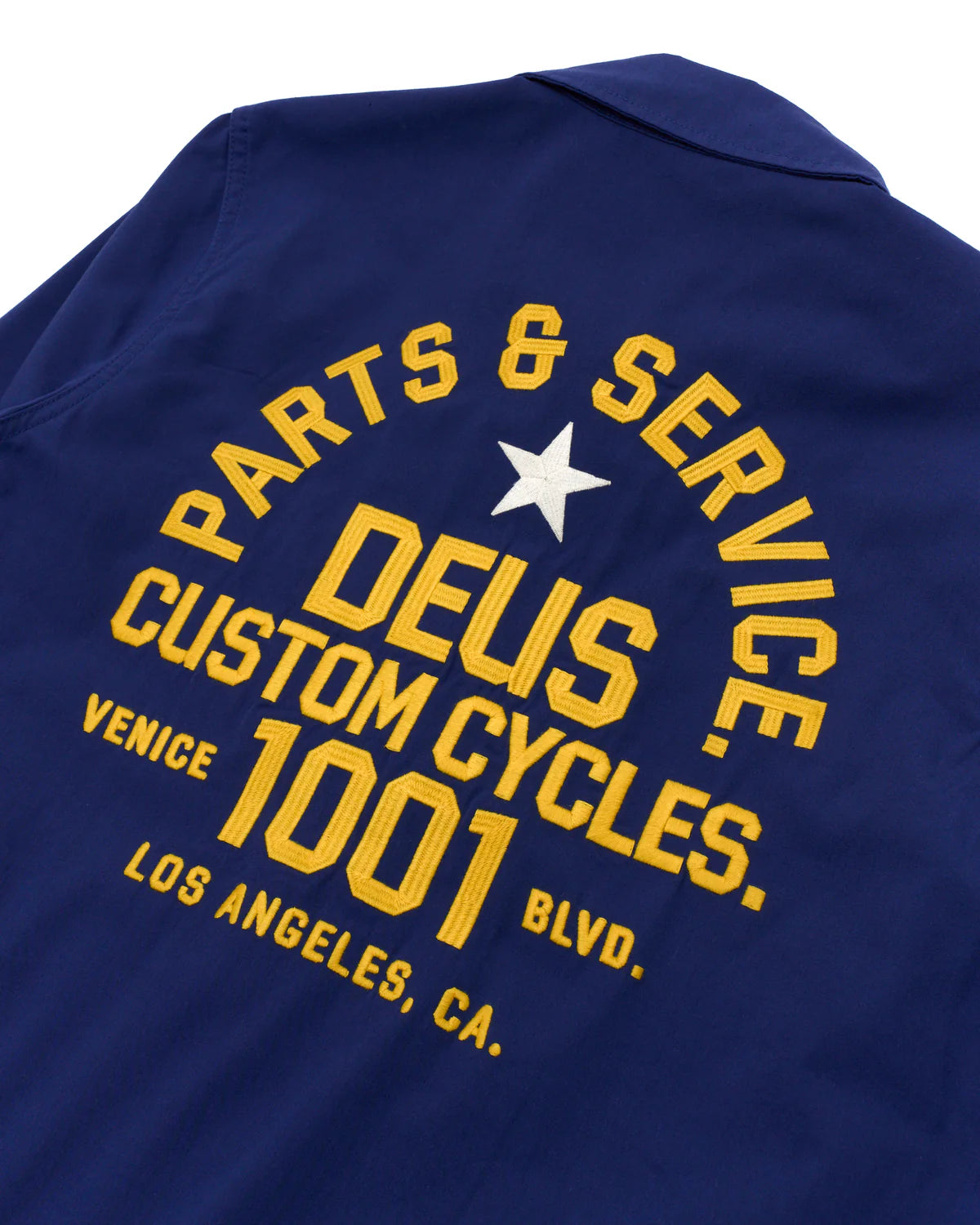 Deus Ex Machina - Teller Drizzler Jacket in Mechanic Blue
