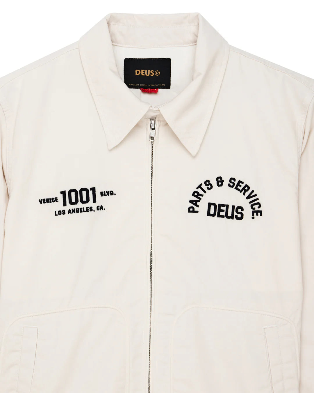 Deus Ex Machina - Teller Drizzler Jacket in Vintage White