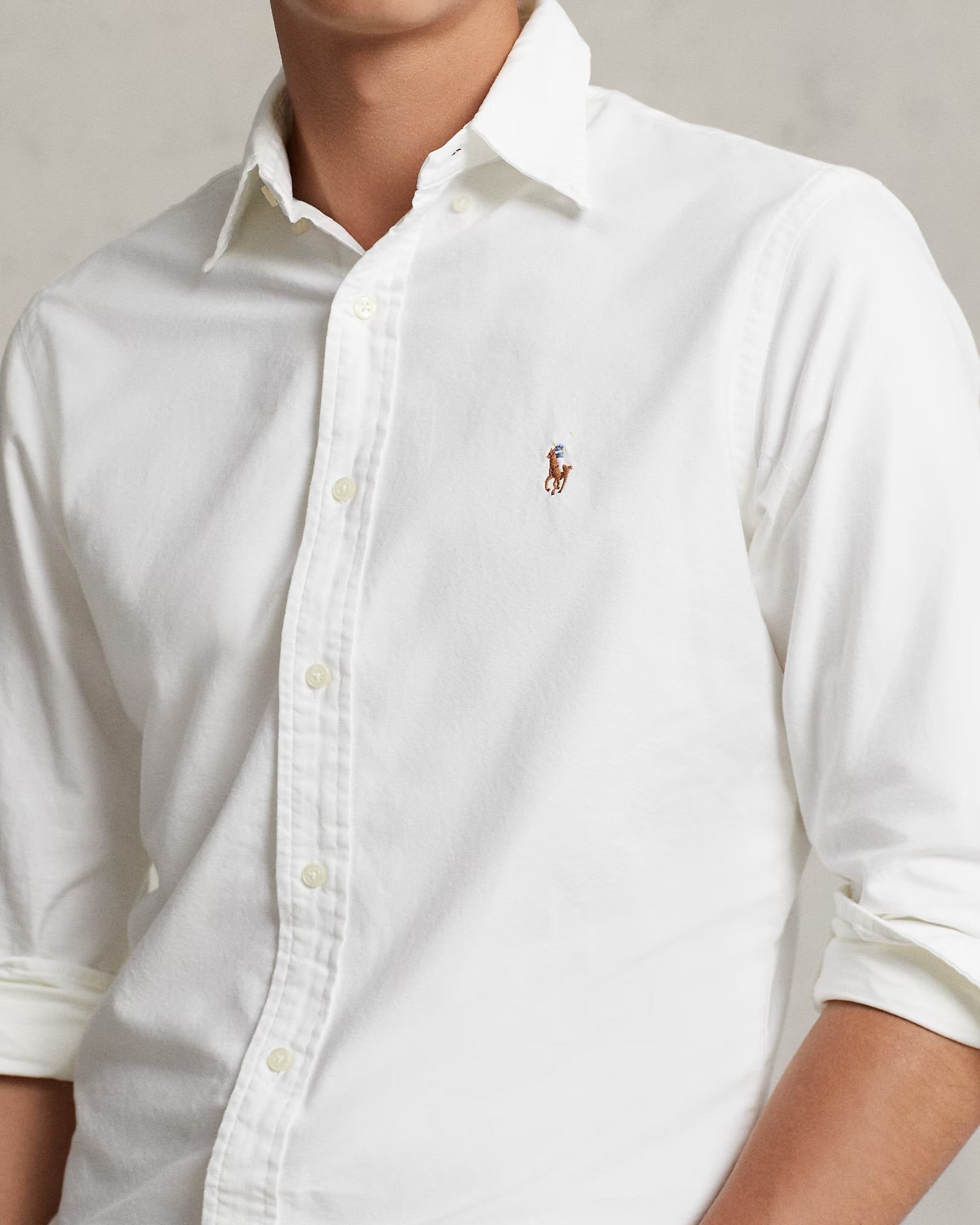 Polo Ralph Lauren - Iconic Oxford in White Classic Fit