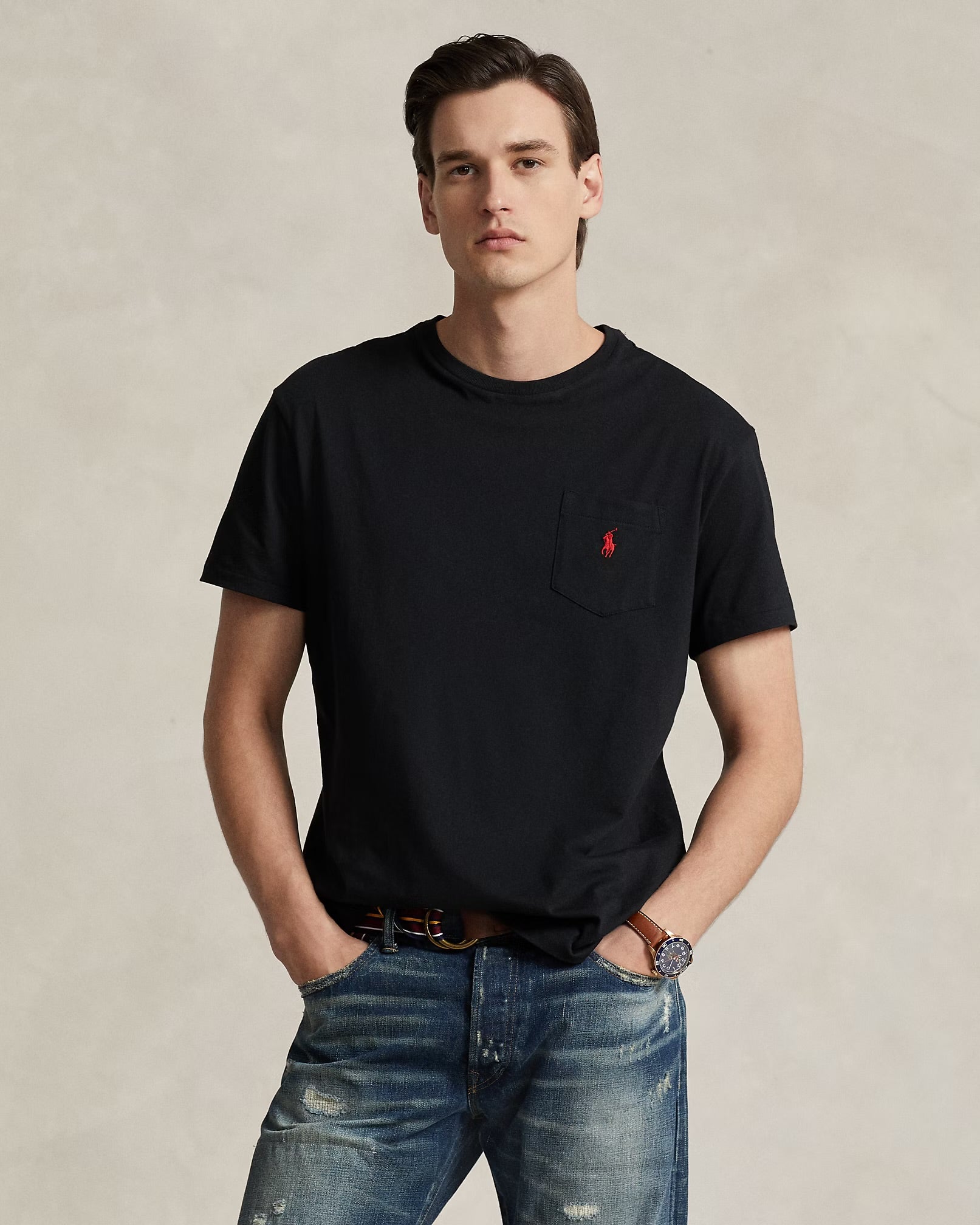 Polo Ralph Lauren - Jersey Pocket T-Shirt Classic Fit in Black