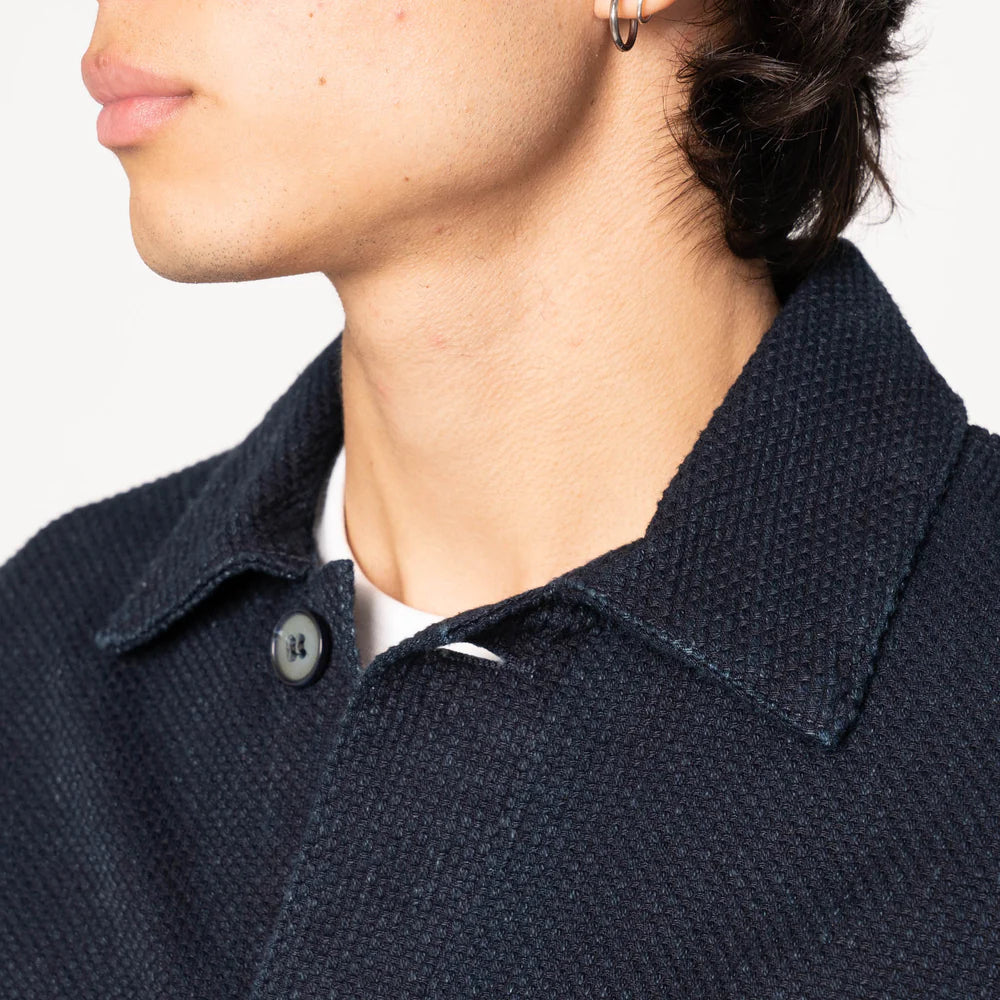 Naked & Famous - Chore Coat in Indigo Sashiko
